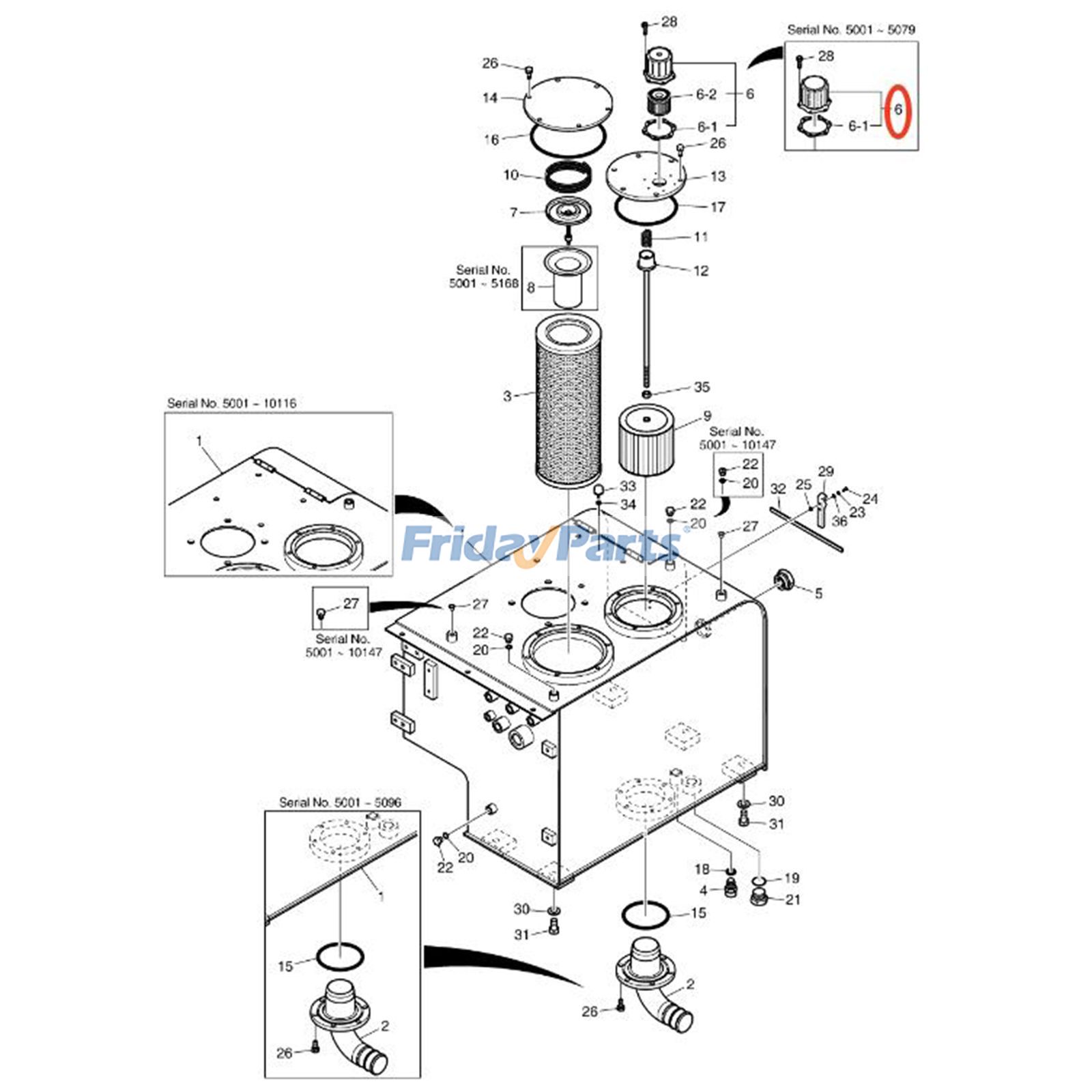 Hydraulic Tank Air Breather for Excavator,Loader