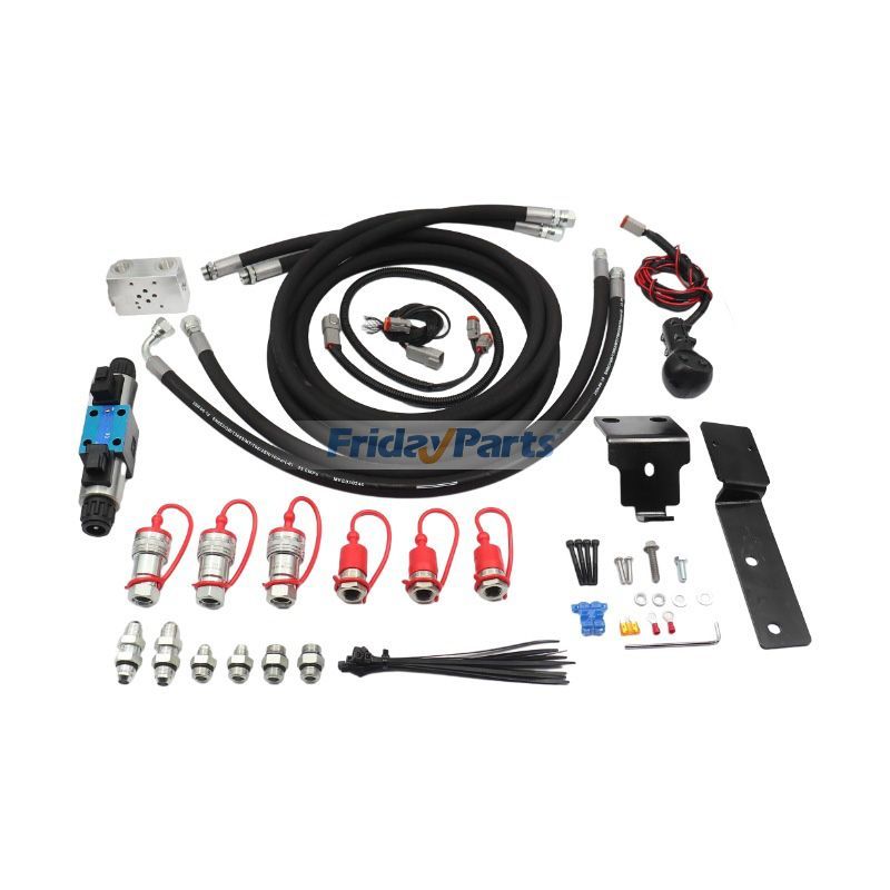 Kit de vannes hydrauliques à troisième fonction pour tracteur Kubota MX4700 MX4800 MX5000 MX5100 MX5200 MX5800 L3400