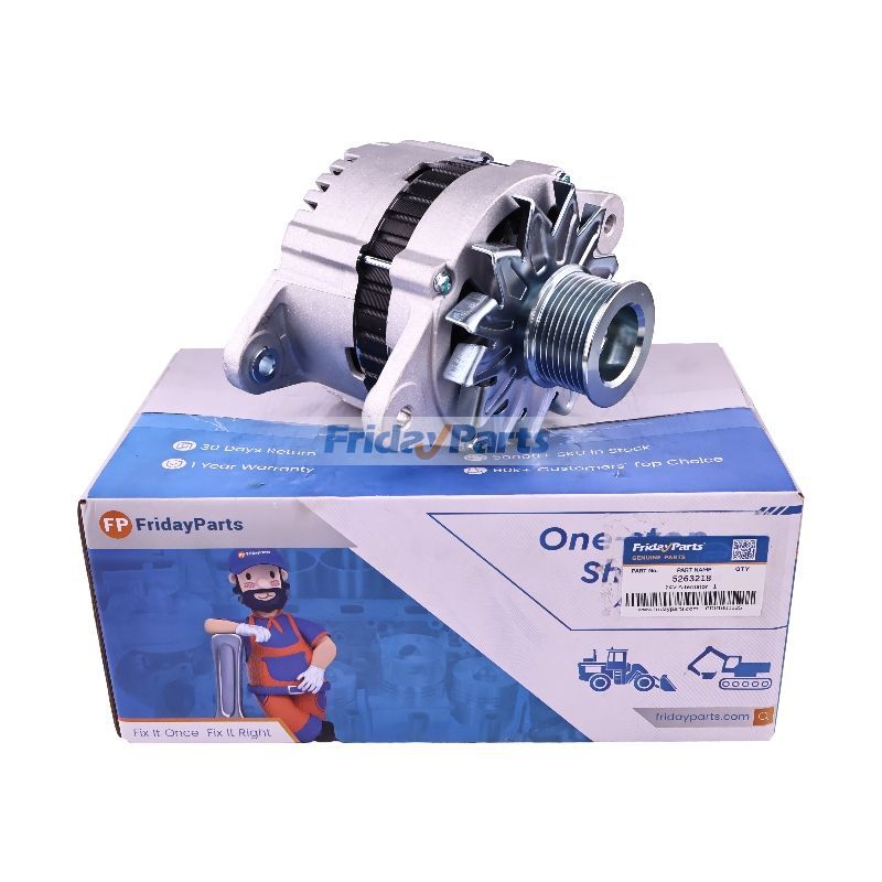 24-V-Lichtmaschine 5263218 5263220 für Cummins-Motor 6B5.9 Hyundai-Bagger R220LC-7 R210-7 RD220-7 RD210-7
