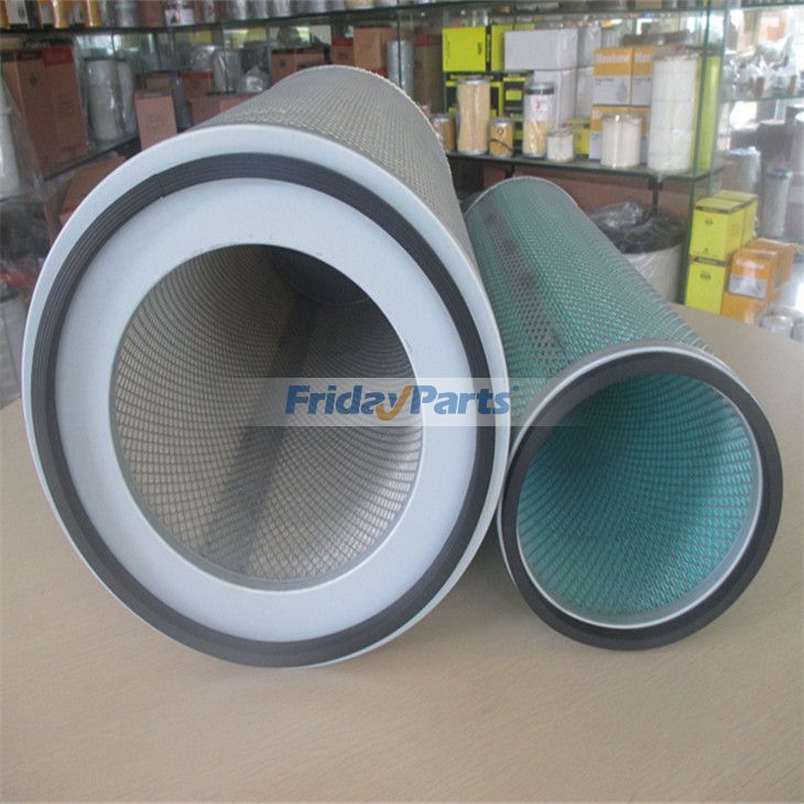 For Hyundai R370LC-7 R450LC-7 R500LC-7 R510LC-7 Air filter Element 11NB-20120 and 11NB-20130