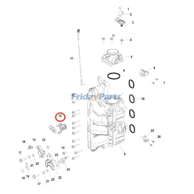 IAC Valve 897526T for Mercury Outboard Engine 65 75 80 90 100 115 150 for less