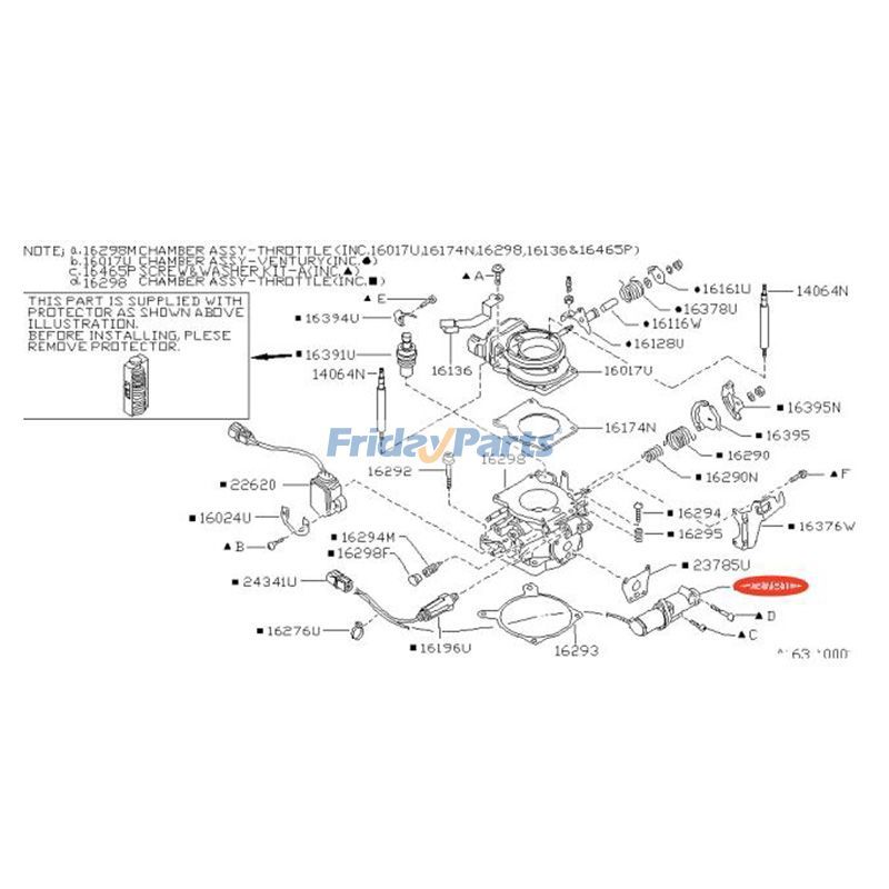 車両 アイドルエアコントロールバルブ