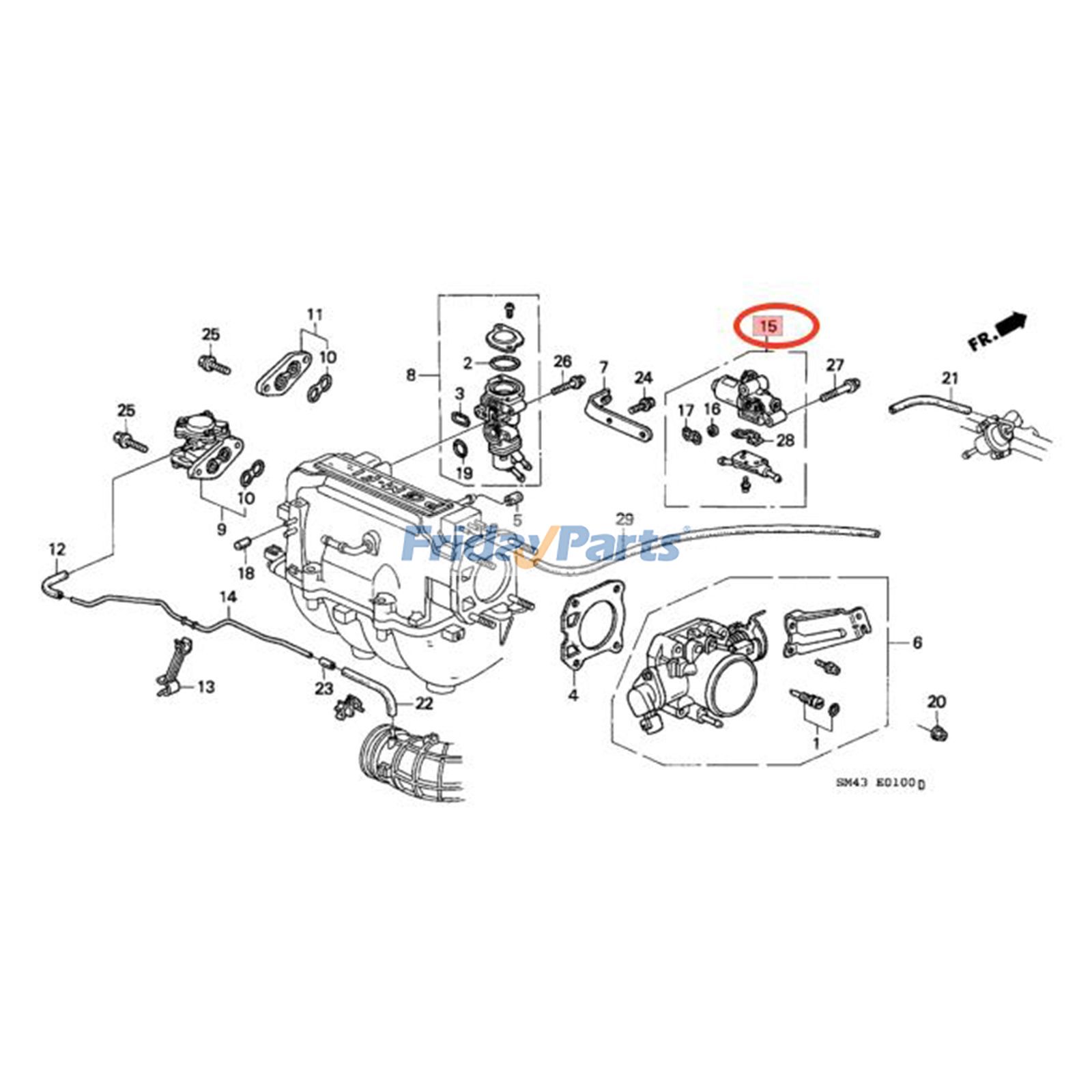 Idle Air Control Valve for Vehicle