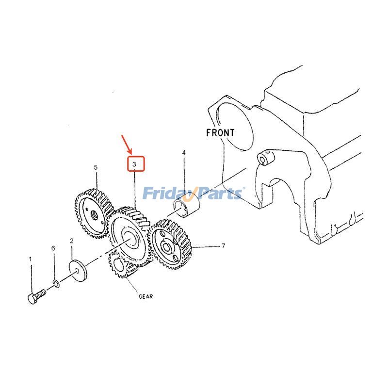 Idler Gear for Engine,Excavator,Loader
