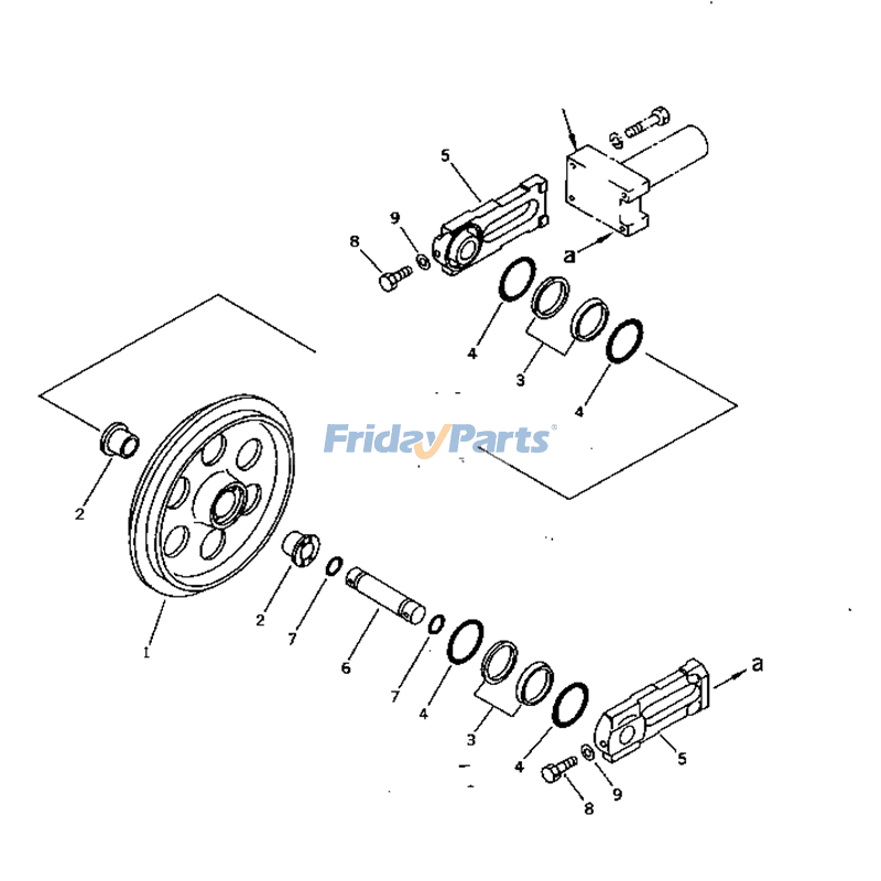 Idler Assembly For KOMATSU Excavator