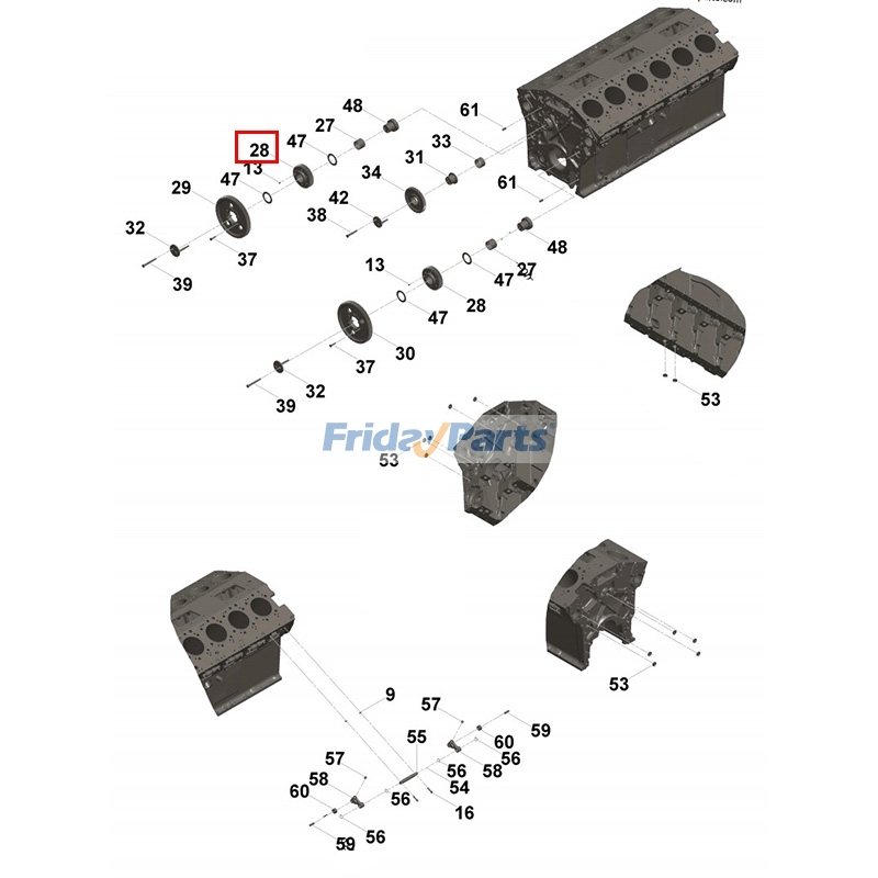 Engranaje loco 3092957 para motor Cummins QST30 CM2350 T101 Para CUMMINS