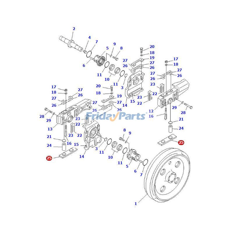 Idler Plate for Dozer