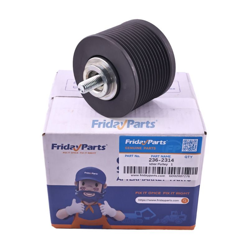 Idler Pulley 236-2314 for Caterpillar CAT Engine C16 C11 C13 C15 C9.3 Tractor 627H 627K 627K LRC Truck AD45B AD55