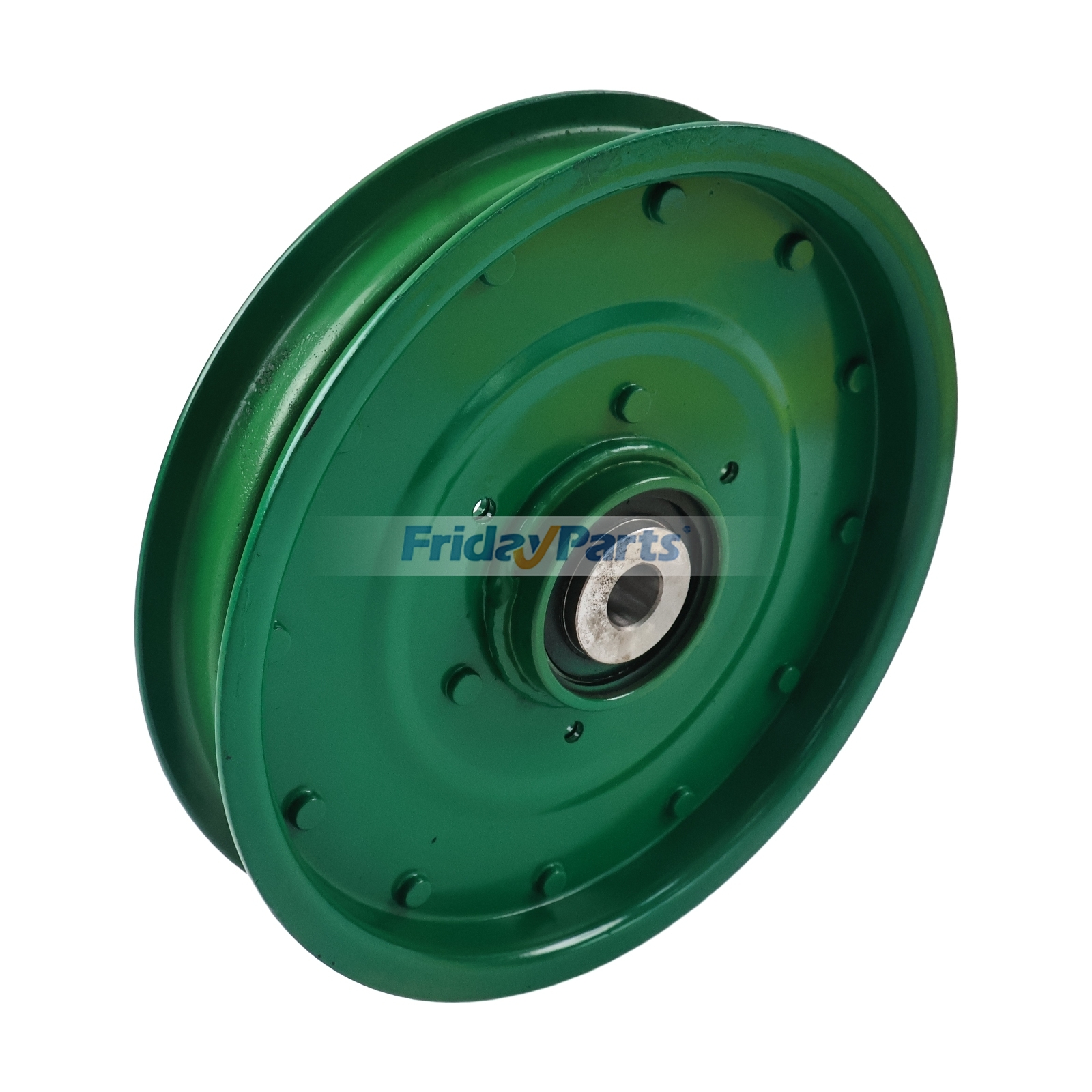 Poulie de renvoi AH94450 AN220598 pour moteurs John Deere 6068, 6125, 6090, 6081, 6135 et moissonneuses-batteuses 2054, 2056, 2058, 2064, 2066, 6602, 6610, 6620, 6622, 6650, 6710, 6750 et 9680pourPour JOHN DEERE
