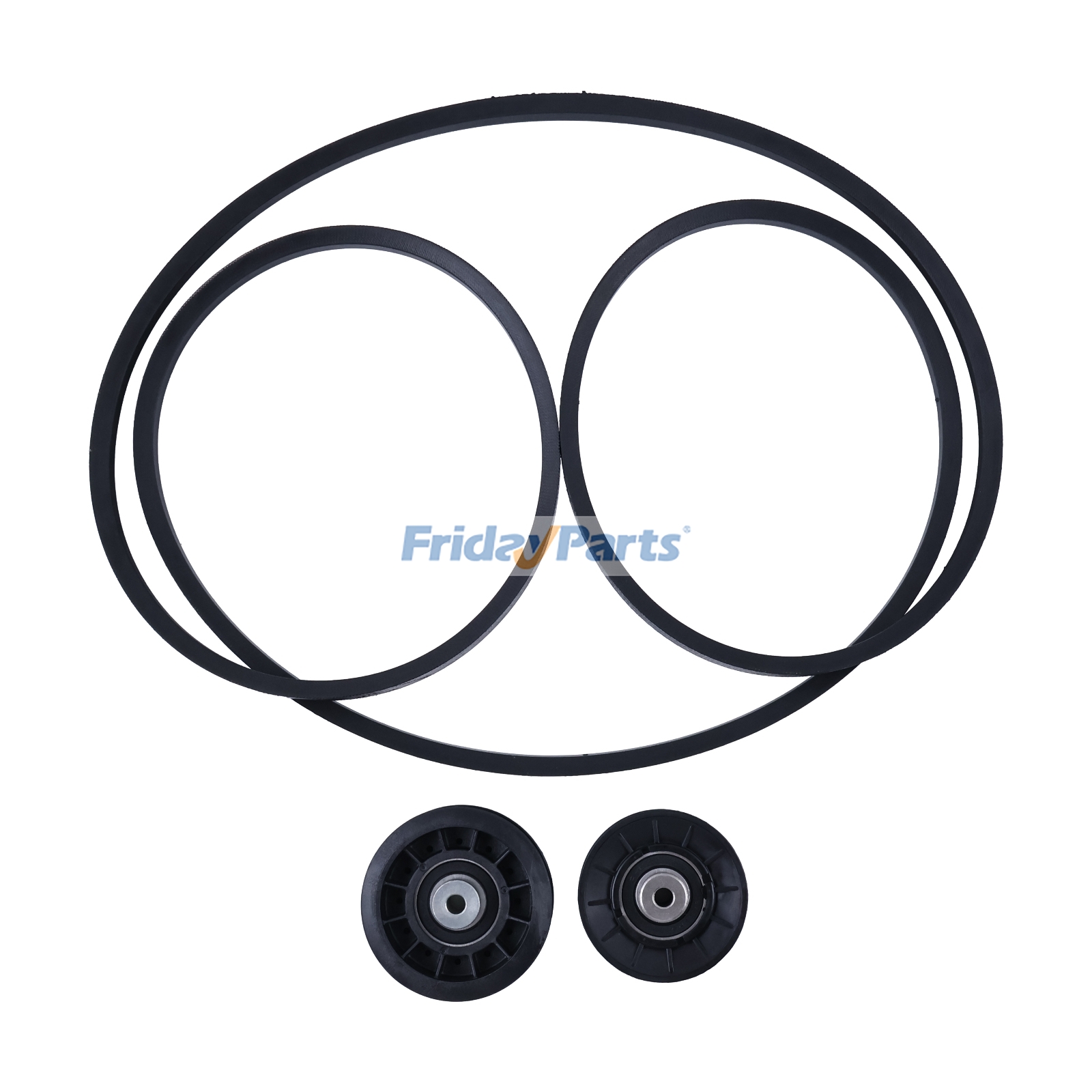 Idler Pulley Kit with Hydro Transmission Drive Belt for John Deere Lawn Tractor LT180 LT190