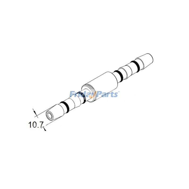FridayParts IDN 10.7 Fitting-Spleißgerät gerade