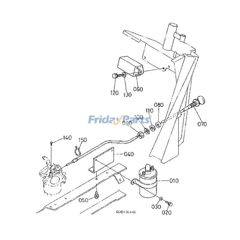 クボタエンジン DF752 WG750 トラクター G2000 G2000-S G2460G GT1050 用イグニッションコイル 12581-68900