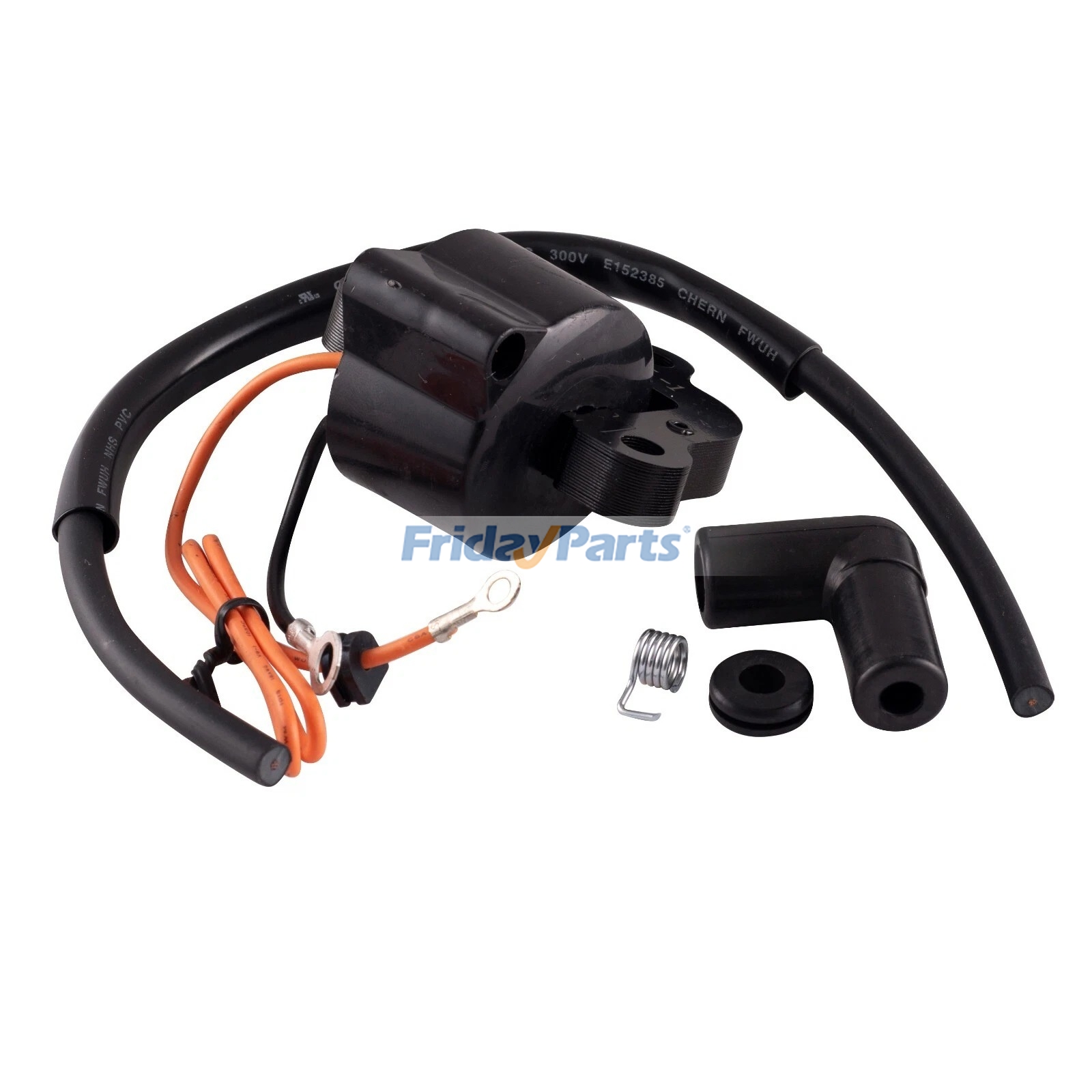 Bobina de encendido 502890 582160 584632 18-5194 para motores fueraborda Johnson Evinrude marinos de 50, 65, 70, 75, 85, 115 y 135 HP (1971-1975)