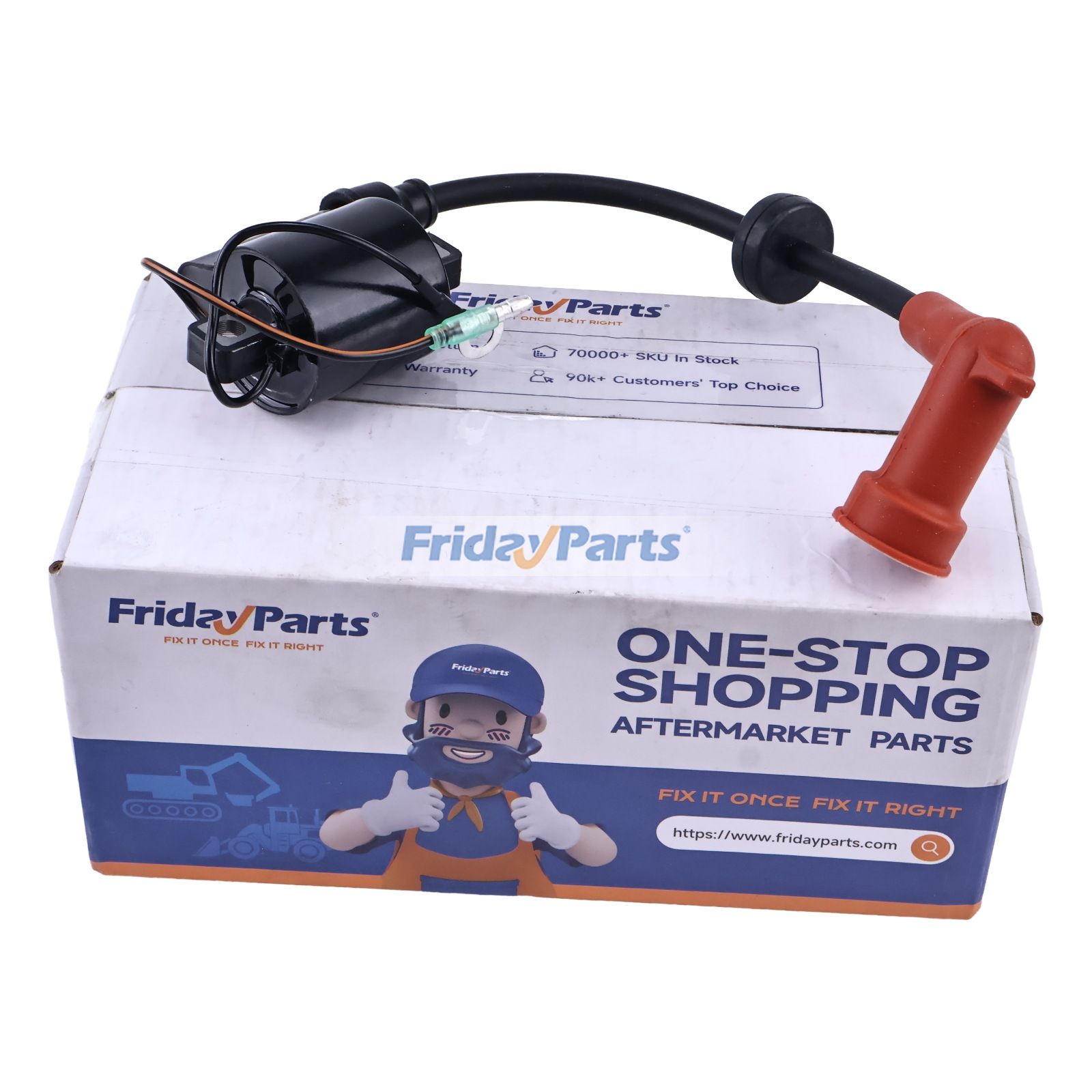 Bobine d'allumage 66T-85570-00 pour moteur hors-bord Yamaha 40 CV