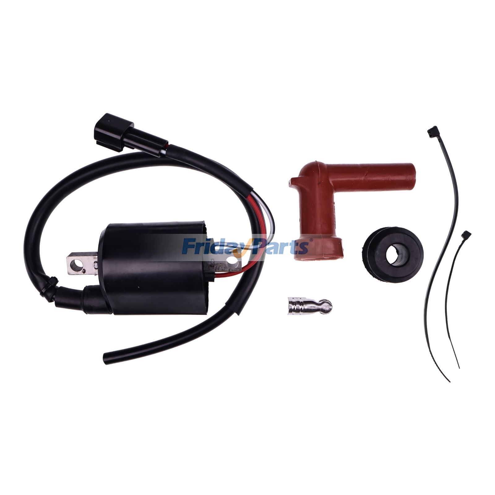 Bobina de encendido 68F-82310-01-00 para motor fueraborda Yamaha de 150 HP, 175 HP, 200 HP, 225 HP, 250 HP y 300 HP de FridayParts