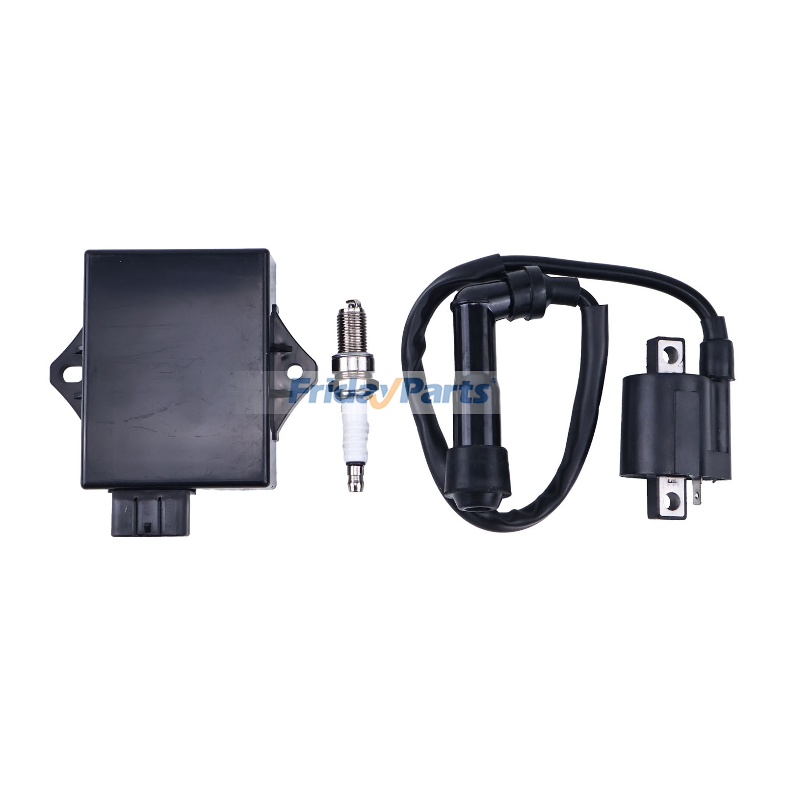 ATV/UTV Para Yamaha - Bobina de ignição CDI Box Vela de ignição 4XE-85540-00-00 para Yamaha Bear Tracker 250 YFM250X 2001-2004