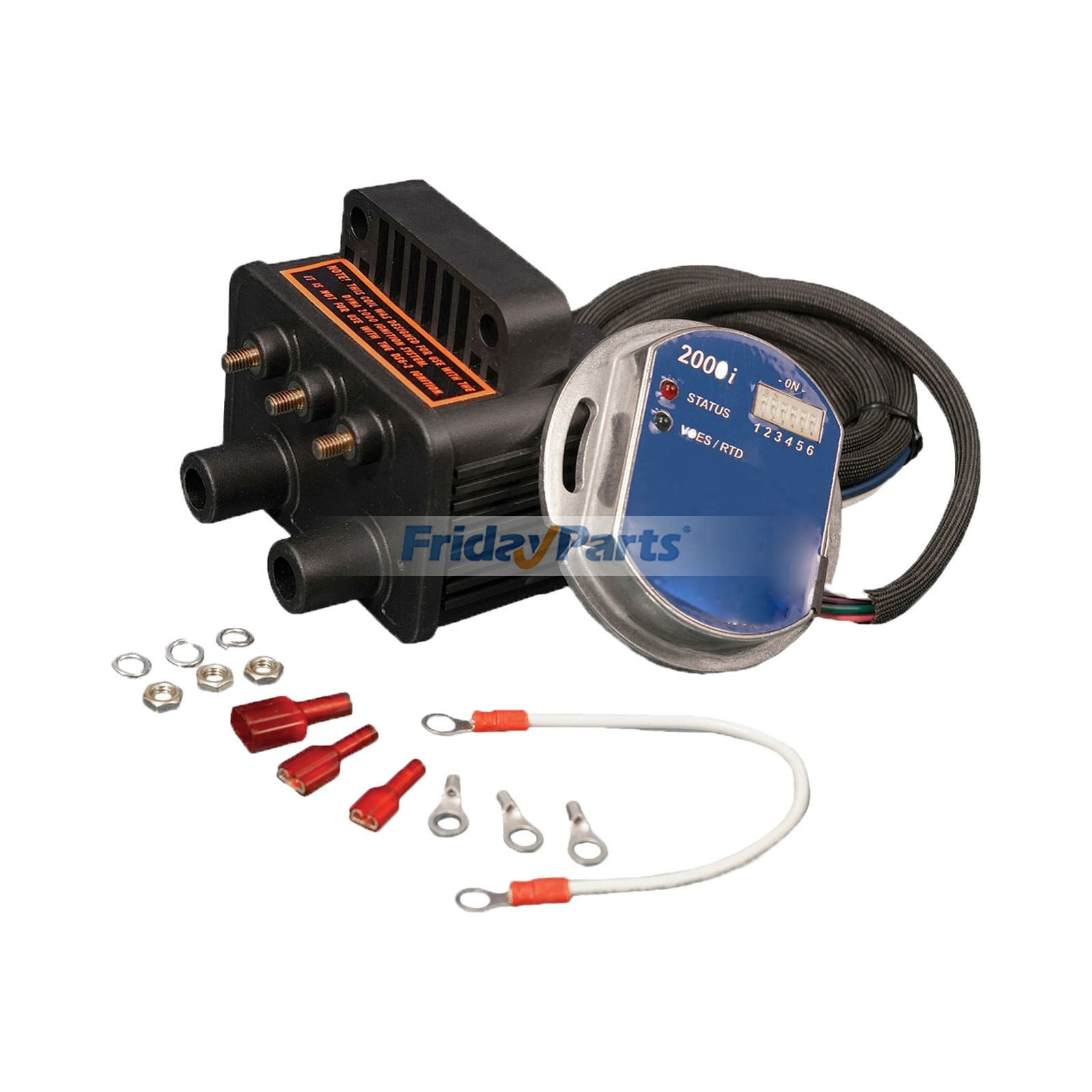 Ignition Coil Kit D2Ki-5P for Harley-Davidson Motorcycle Sportster Softail Fat Boy Street Bob 1970-2003