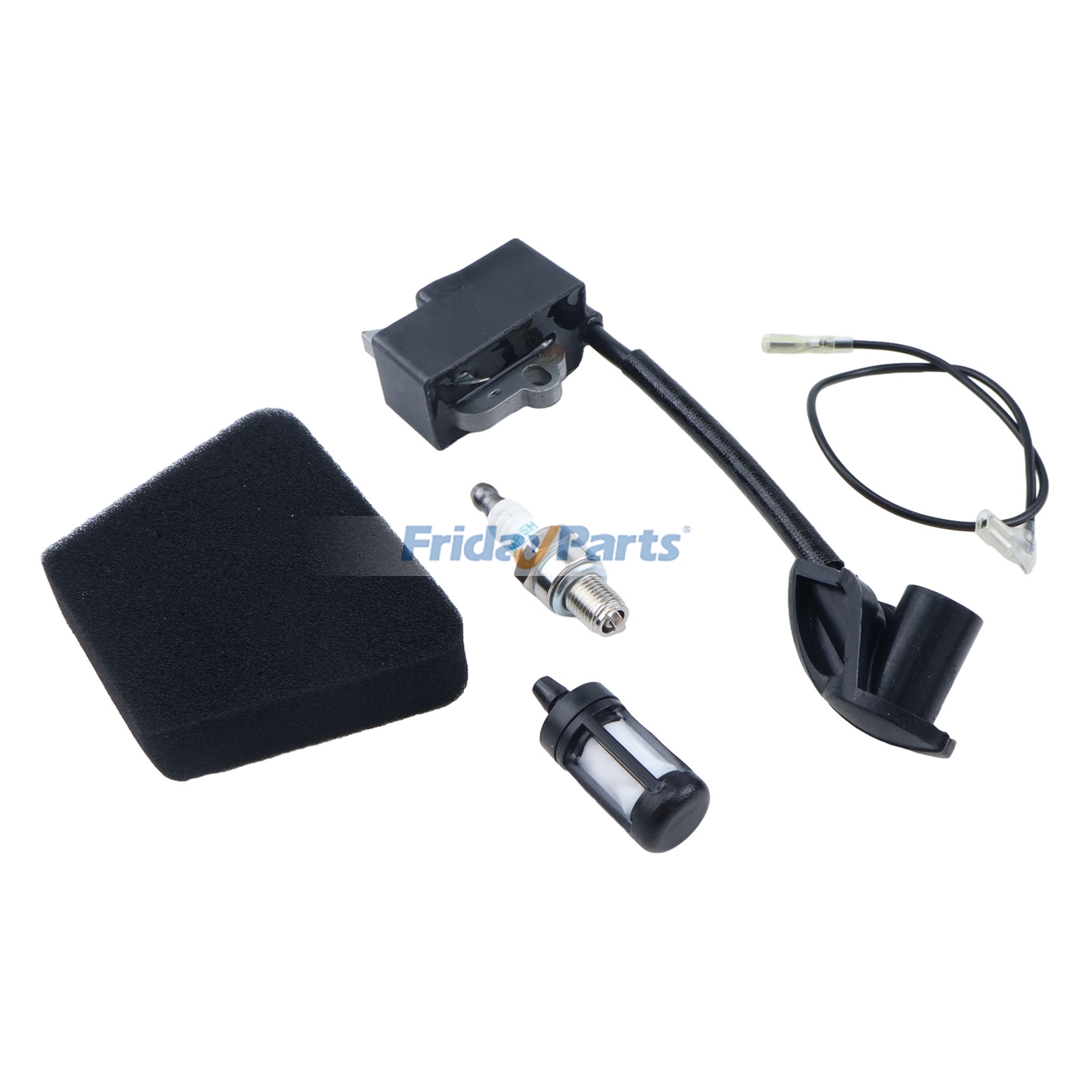 Módulo da bobina de ignição 4180 1302 A para roçadeira Stihl FS90R FS100R FS110R FS130R e aparador de bordas FC90 FridayParts