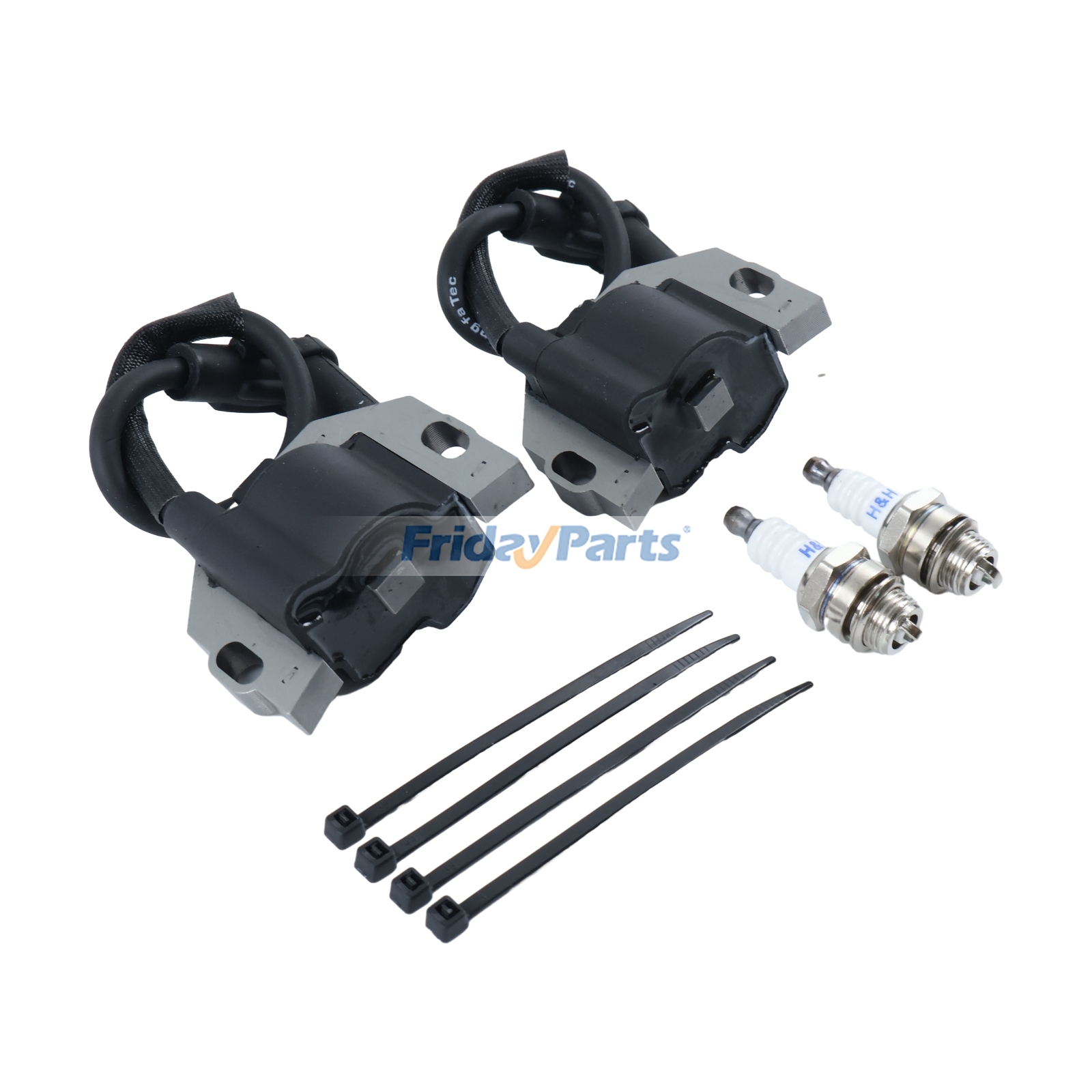 Zündspulen- und Zündkerzensatz 21171-0712 21171-7029 für Kawasaki-Motoren FX751V FX801V FX921V FXT00V und Cub Cadet Rasenmäher PRO Z700 Z900