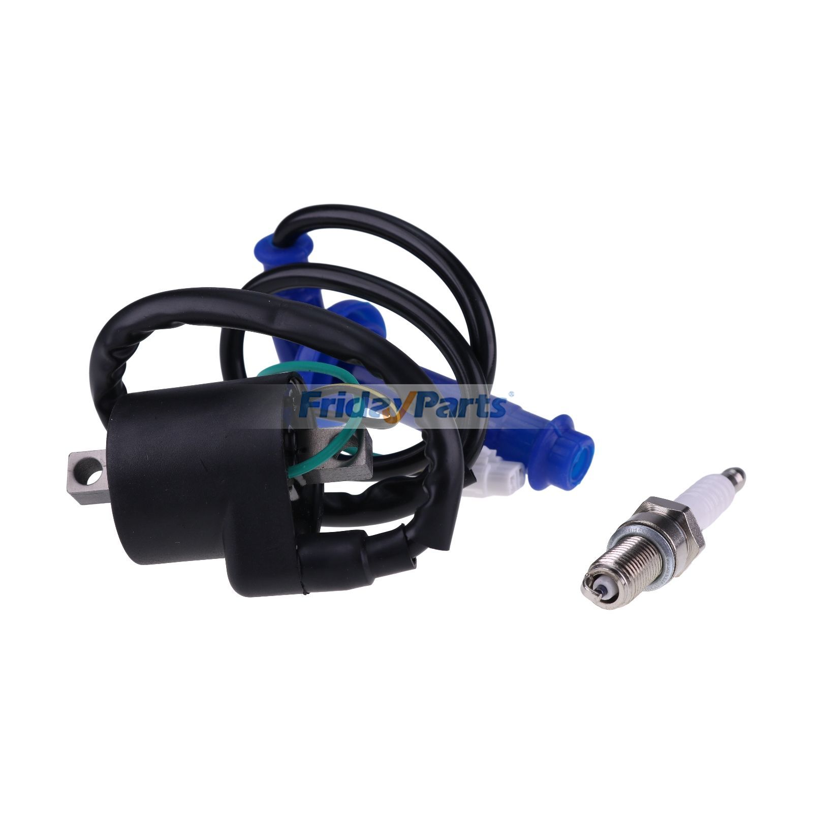 Bobina de encendido con bujía 33410-45G00 para Suzuki ATV Quadracer 450 de FridayParts