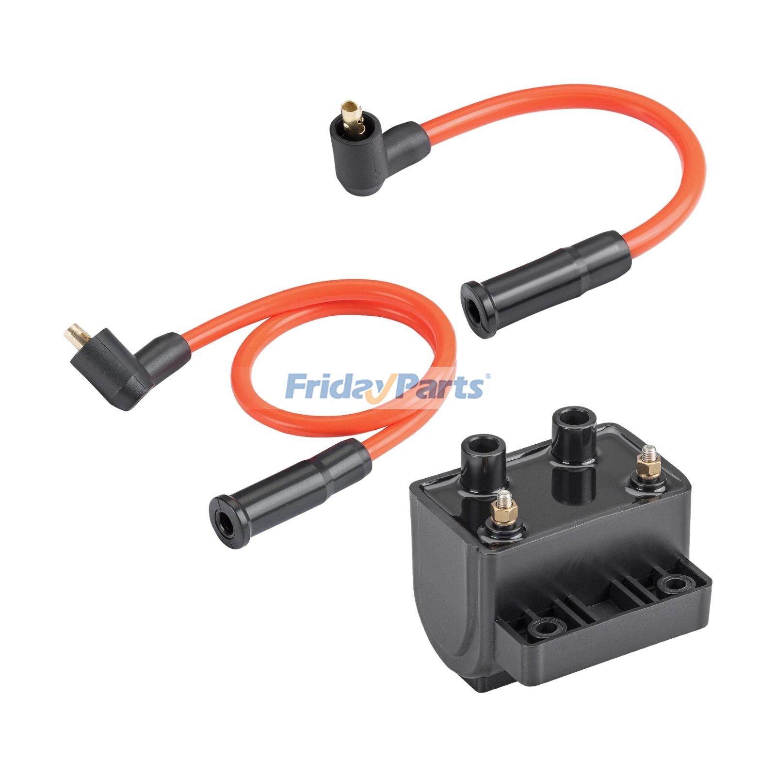 Ignition Coil With Spark Plug Wire Cap 31614-83A 31996-86B for Harley-Davidson Motorcycle Sportster Custom XL1200C 1991-2003