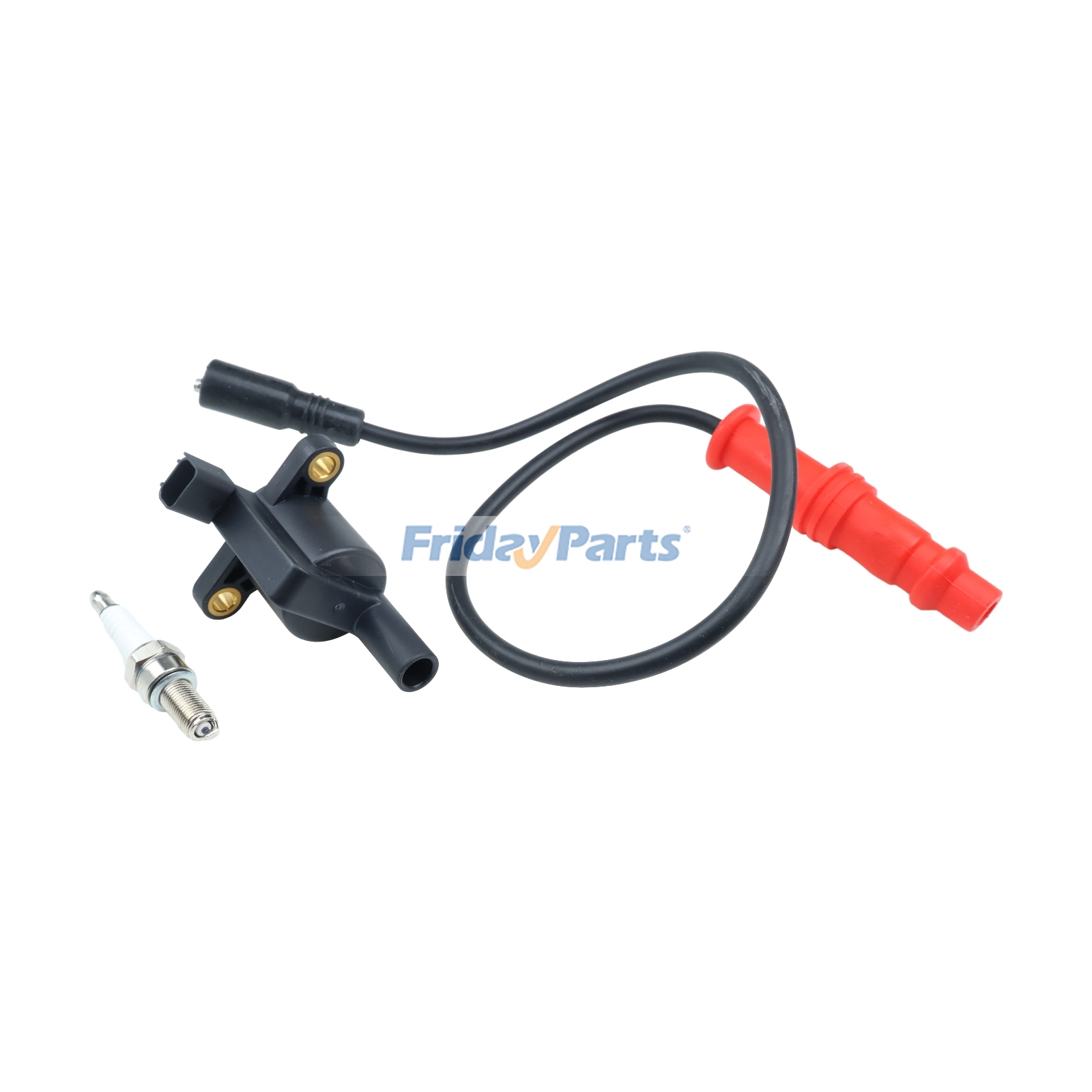 Ignition Coil With Wire Cap Spark Plug Kit for Sport UTV/ATV