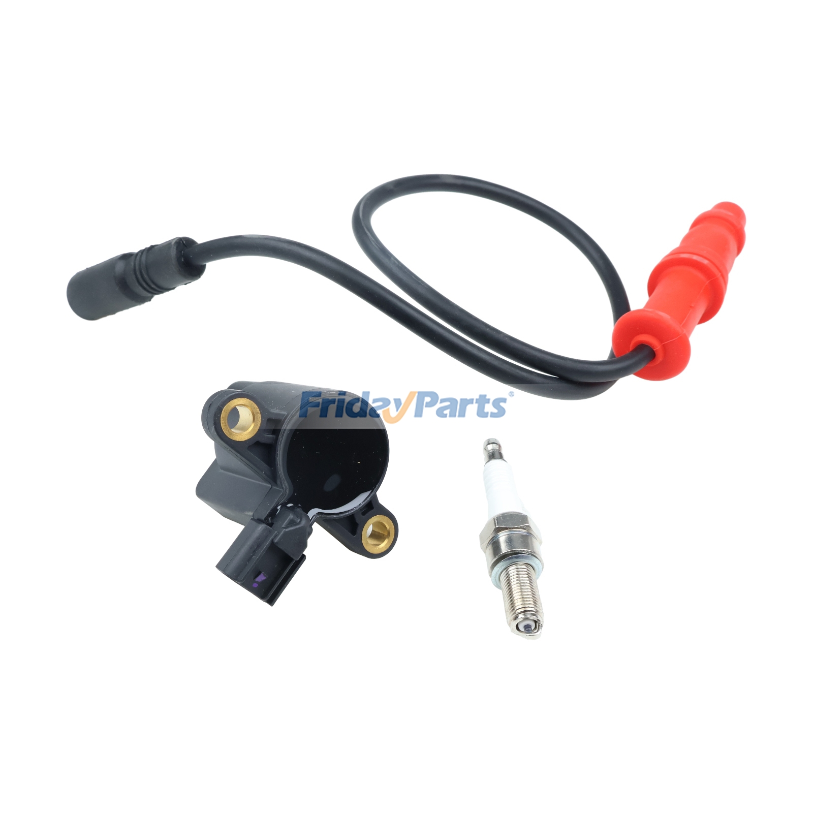 Sport UTV/ATV Ignition Coil With Wire Cap Spark Plug Kit