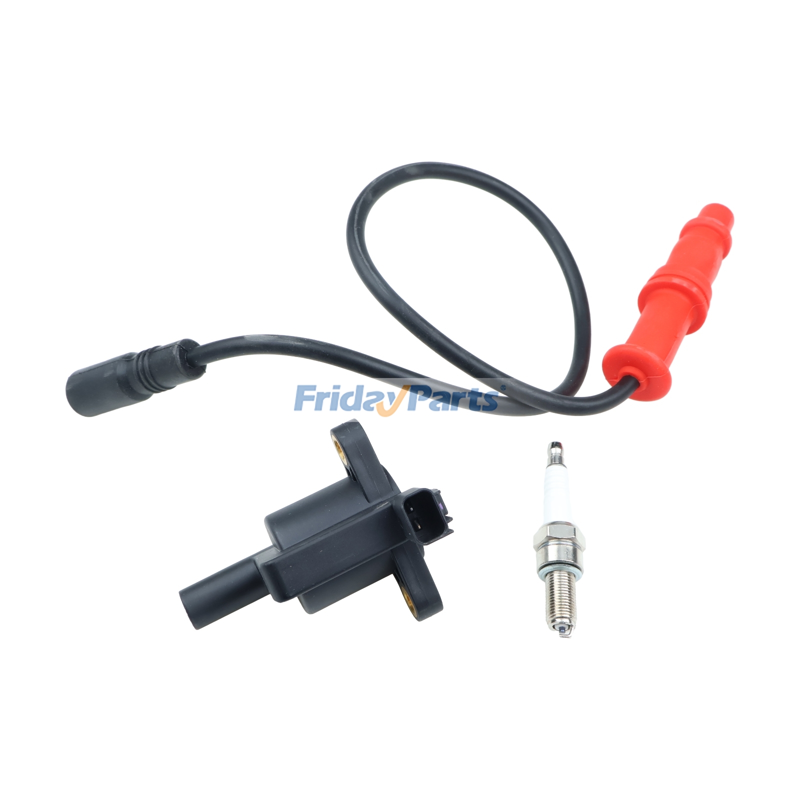  Ignition Coil With Wire Cap Spark Plug Kit For Polaris