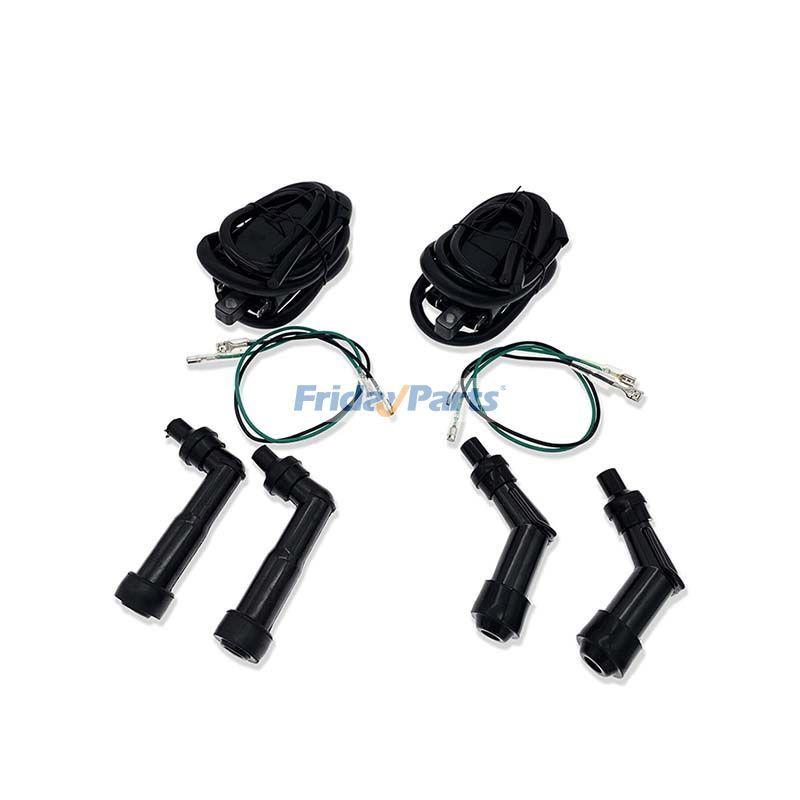 Juego de bobinas de encendido y tapas de bujías NGK 30510-333-013 para motocicletas Honda CB350F CB400F CB500