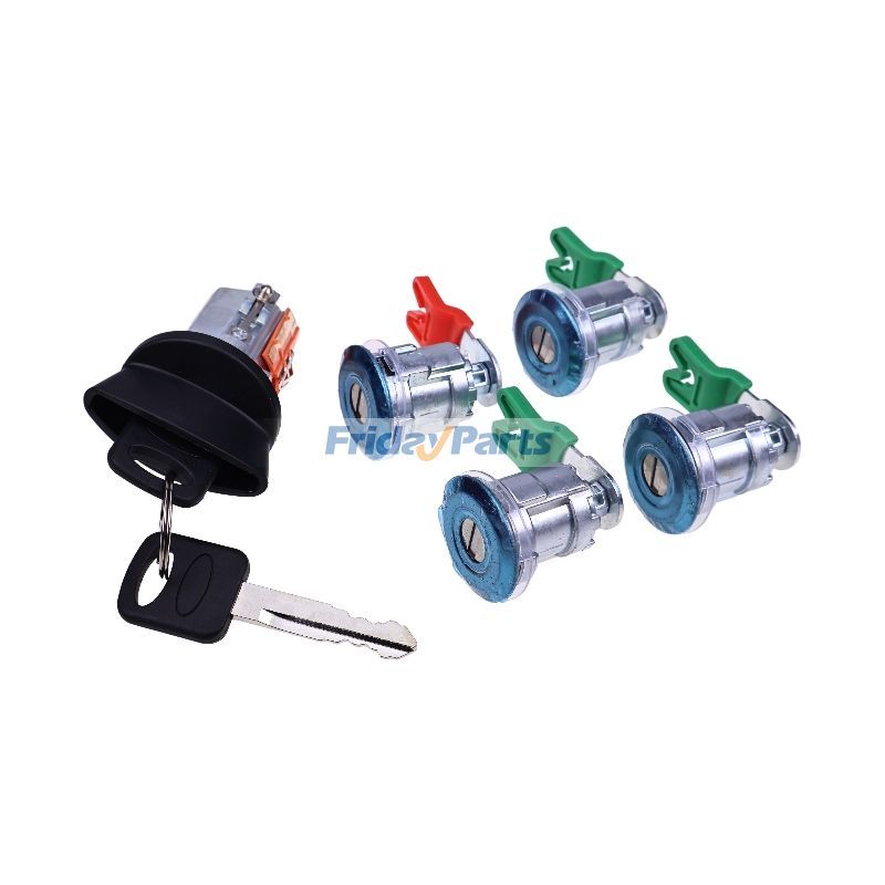 Zündzylinder und 4 Türschloss-Set 703369 für Ford E-Serie Van Bronco Explorer Aerostar Econoline Mazda B-Serie Mercury Mountaineerfür Für Ford,Für Mazda