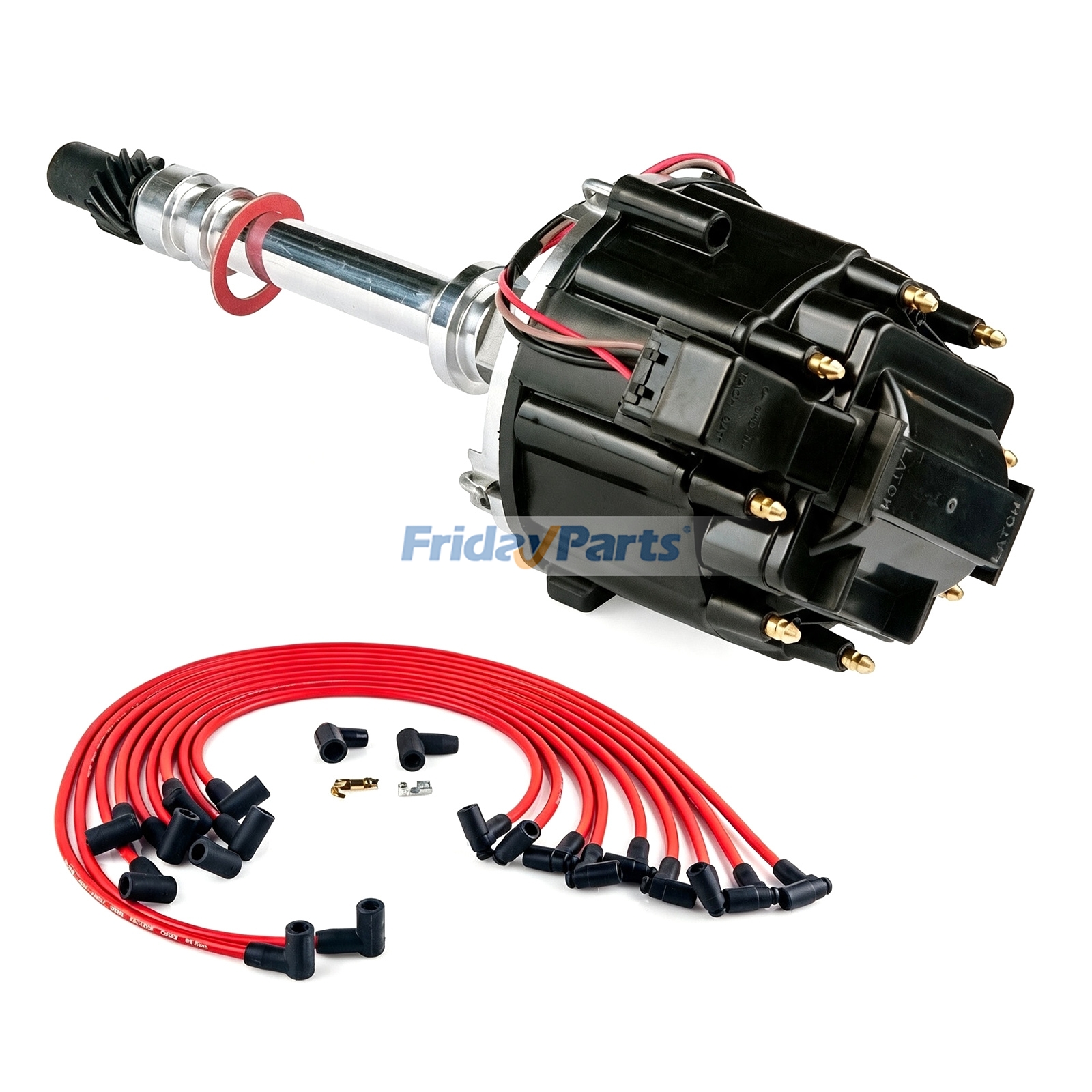 Ignition Distributor with Spark Plug Wire ARC1035012 for Chevrolet El Camaro Monte Carlo 4.4L 5.0L 5.7L 1975-1985