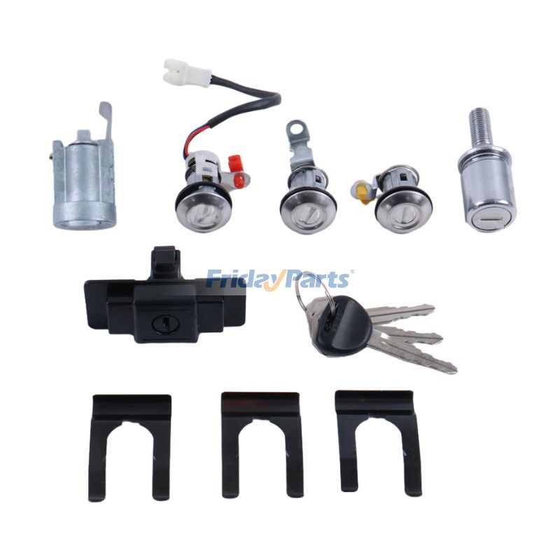 イグニッションドアロックシリンダーキーセット MR259111 三菱パジェロ V32 4G54 1990-2004用