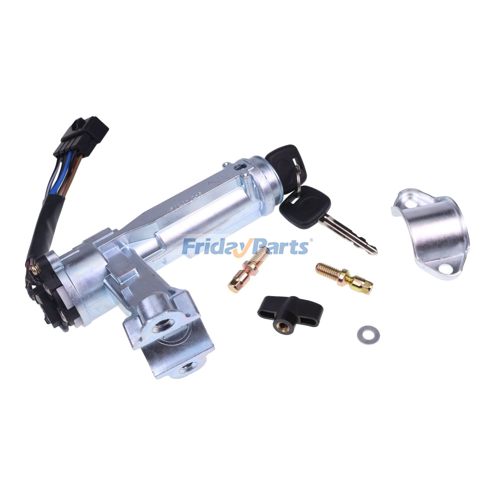 Cilindro de cerradura de puerta de encendido con 2 llaves 45020-12-6 para Toyota Corolla 1988-1992 de FridayParts
