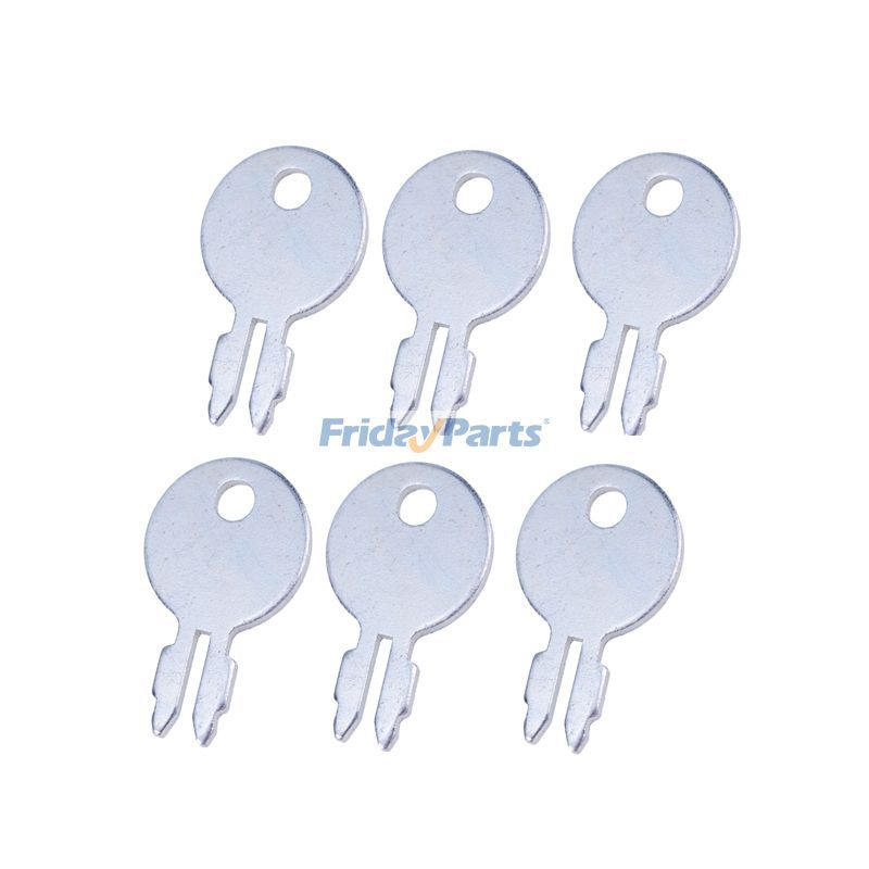 6 Pcs Ignition Key A4700R for John Deere Tractor 110 110H 500 600 1010 2010 2510 3010 3020 4010 4020 5010 5020 