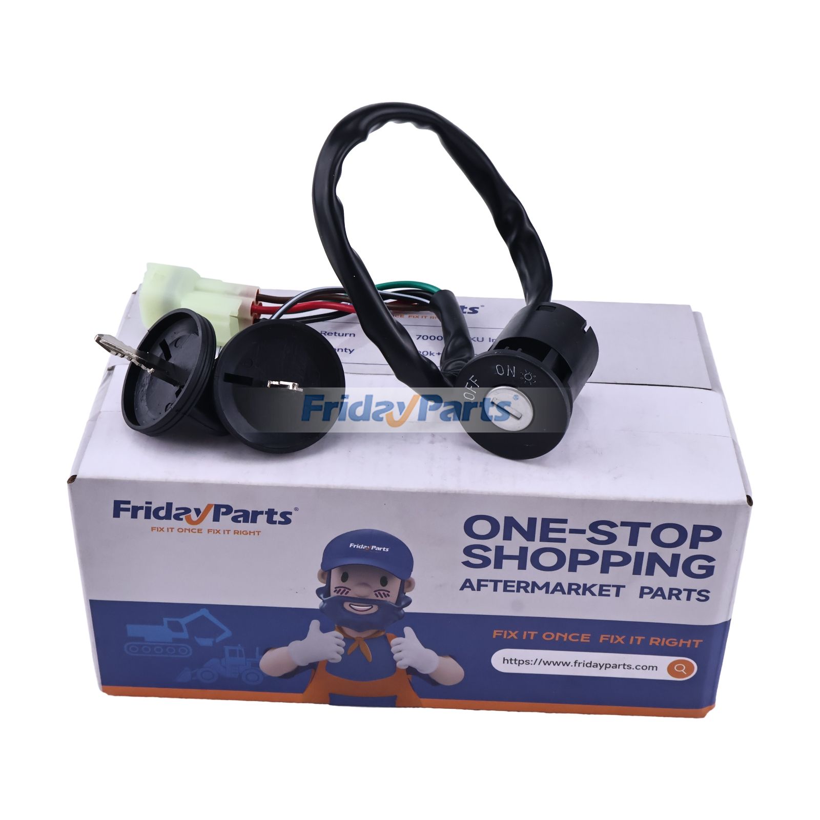 Ignition Key Switch 35010-LCA4-90A 3305-756 for Kymco150 MXU150 Arctic Cat ATV 2009-2016