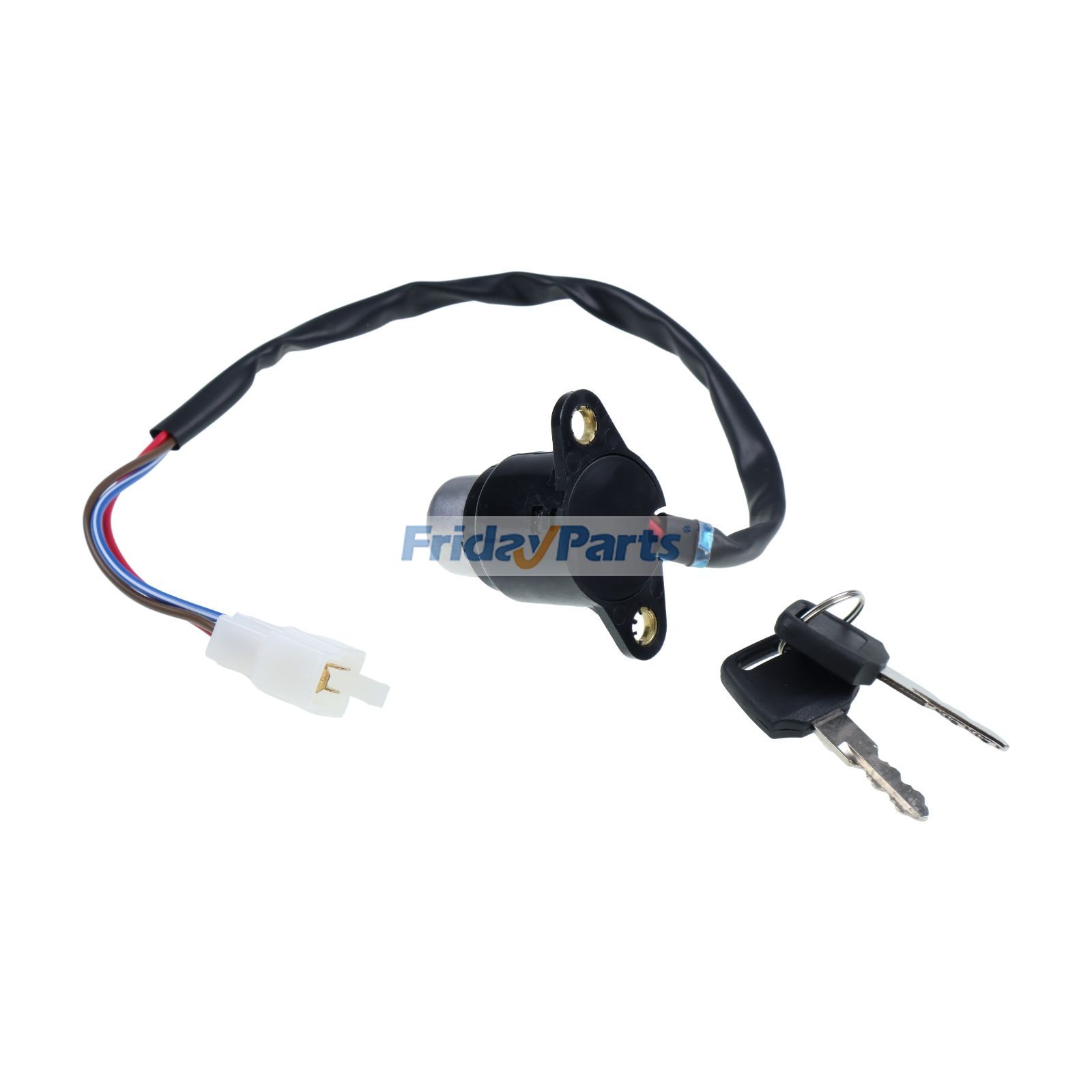 Conjunto de interruptor de llave de encendido 35100-MBA-610 para motocicleta Honda Shadow VT750C (1998-2003) de FridayParts