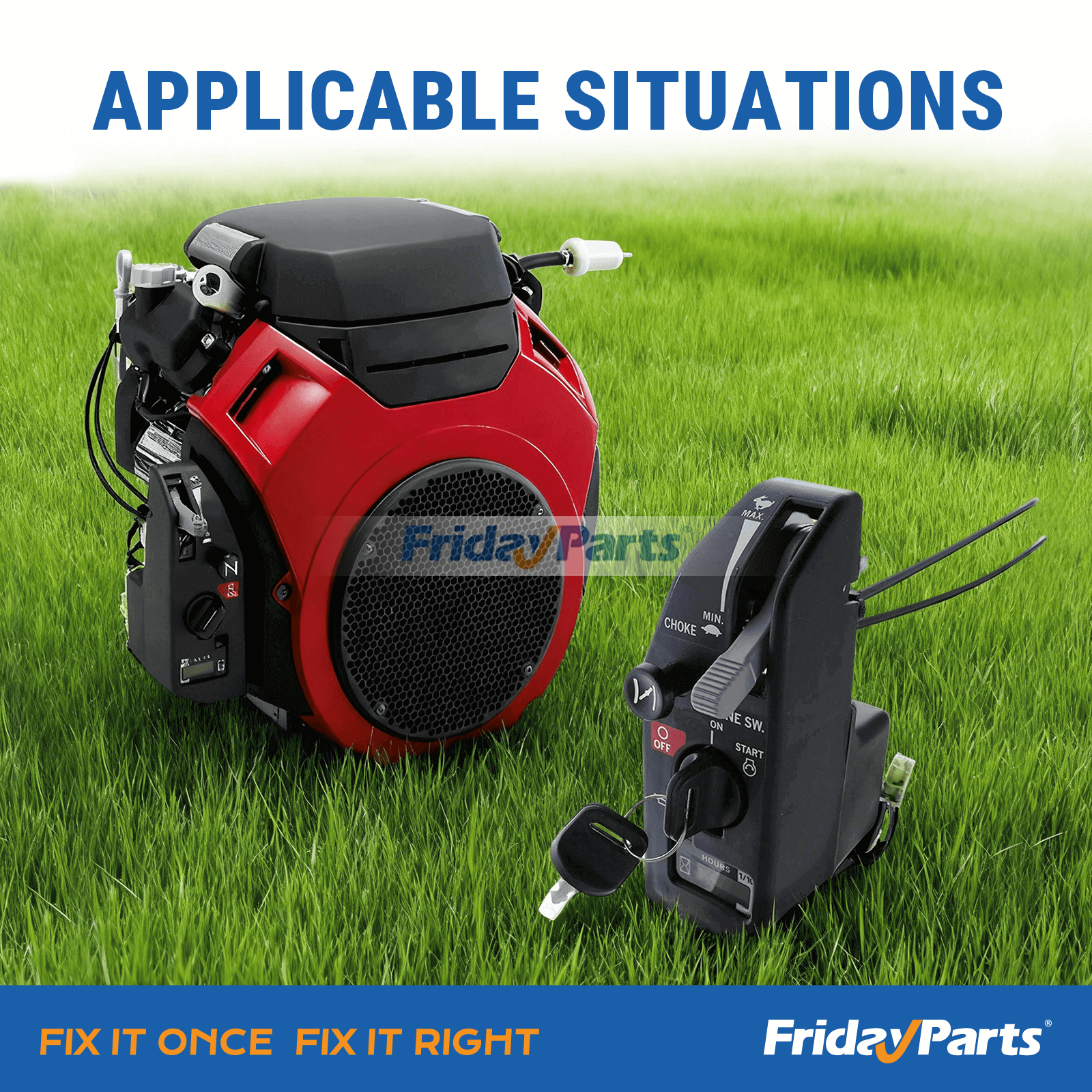 Boîtier de commande de contacteur à clé 10 KW pour Générateur Pour Honda