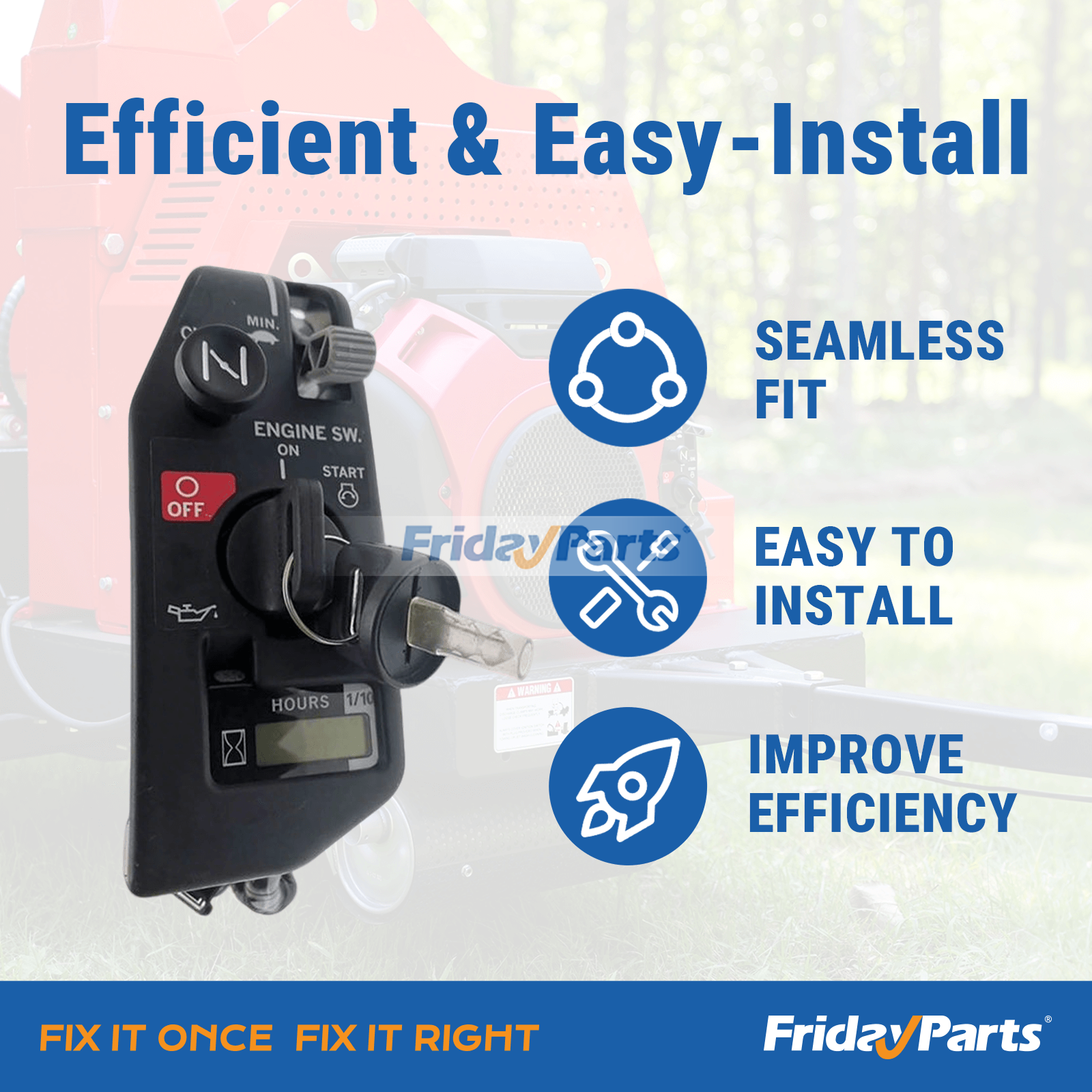 Boîtier de commande de commutateur de clé d'allumage pour générateur Honda GX630 GX690 10KWpourPour Honda