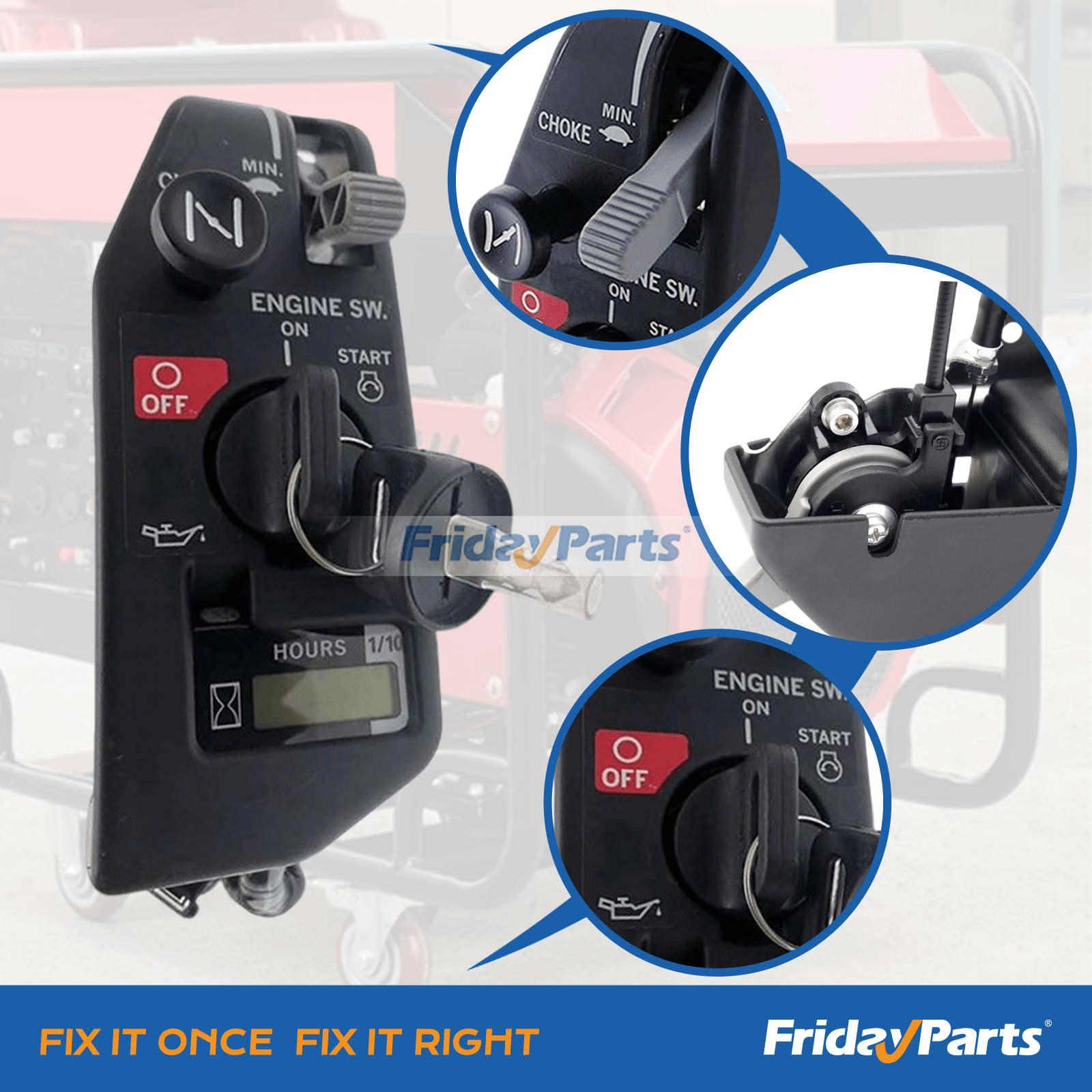 Boîtier de commande de contacteur à clé 10 KW Pour Honda