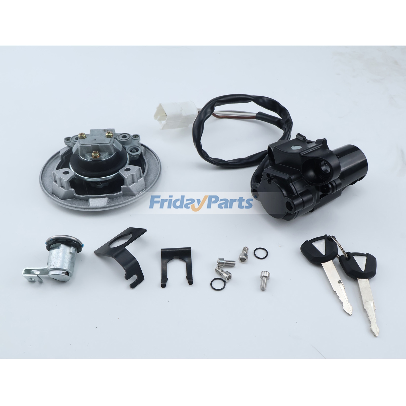 Zündschloss, Tankdeckel, Sitzbankschloss-SetFür Kawasaki