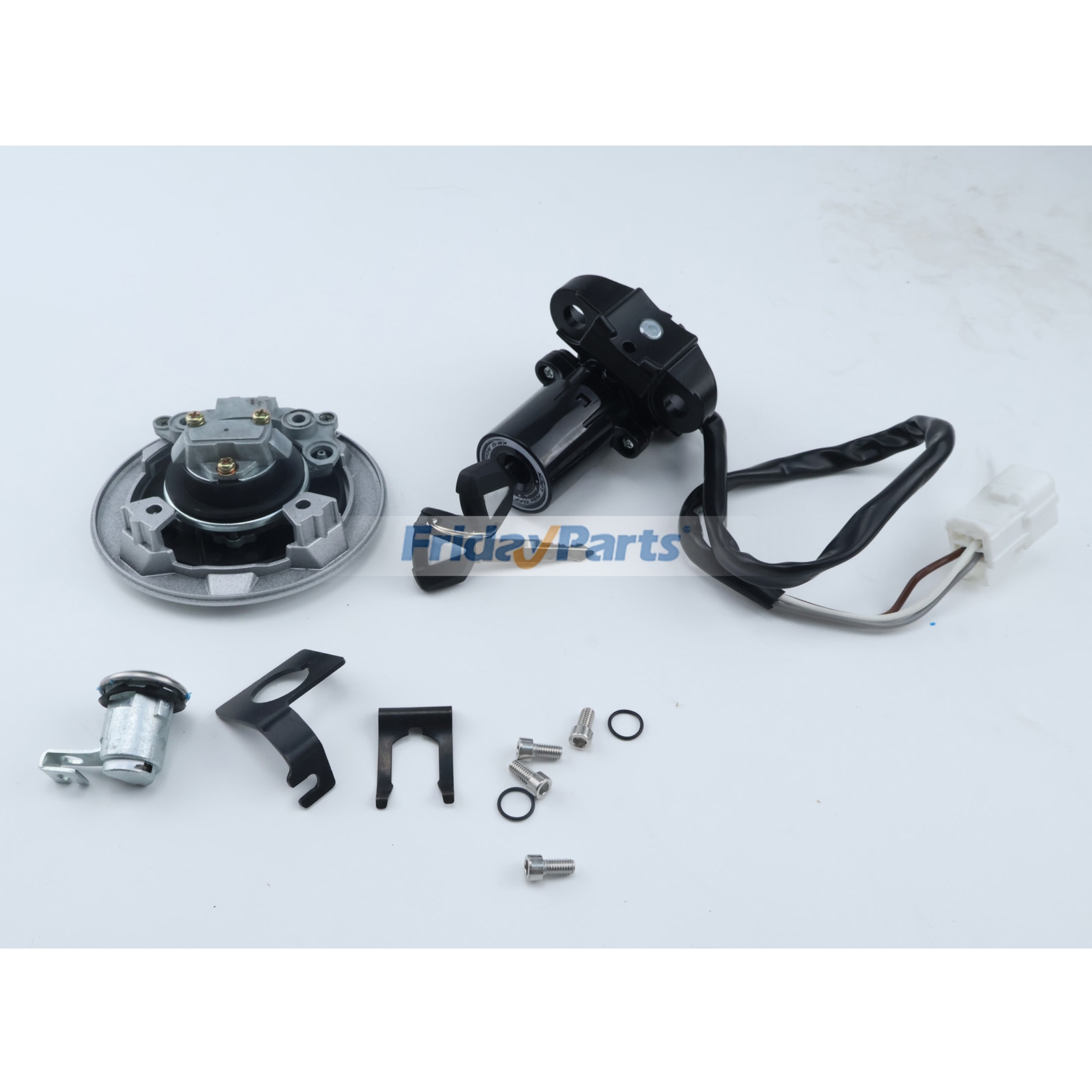 Zündschloss-Tankdeckel-Sitzbankschloss-Set für Kawasaki Ninja 400 Z400 EX400 ER400 2018-2023für Für Kawasaki