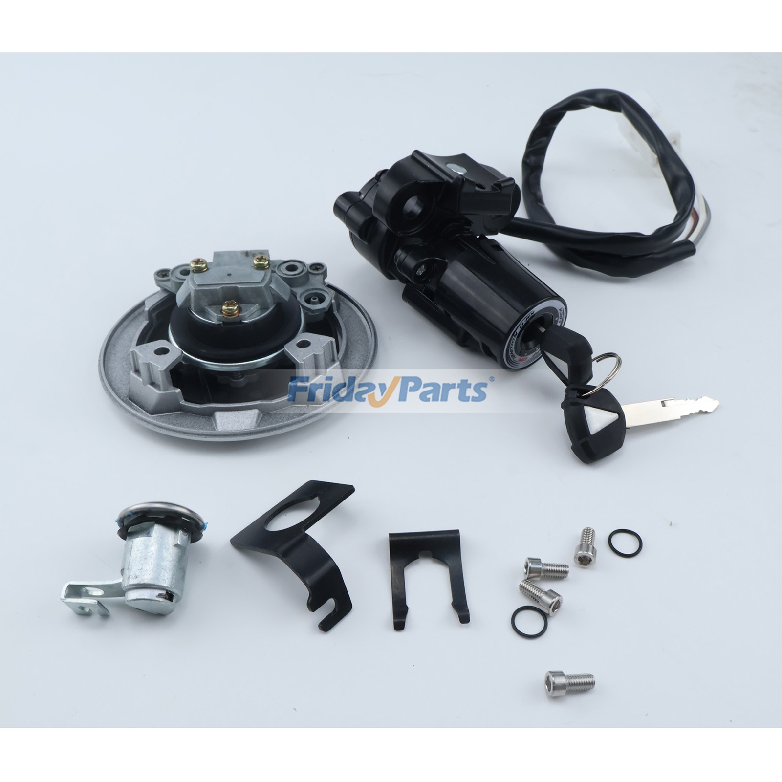 Zündschloss, Tankdeckel, Sitzbankschloss-Setfür MotorradFür Kawasaki