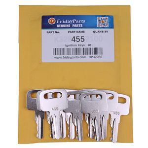 10 llaves de encendido 455 para elevadores de tijera verticales Genie Skyjack Terex Snorkel Manlift