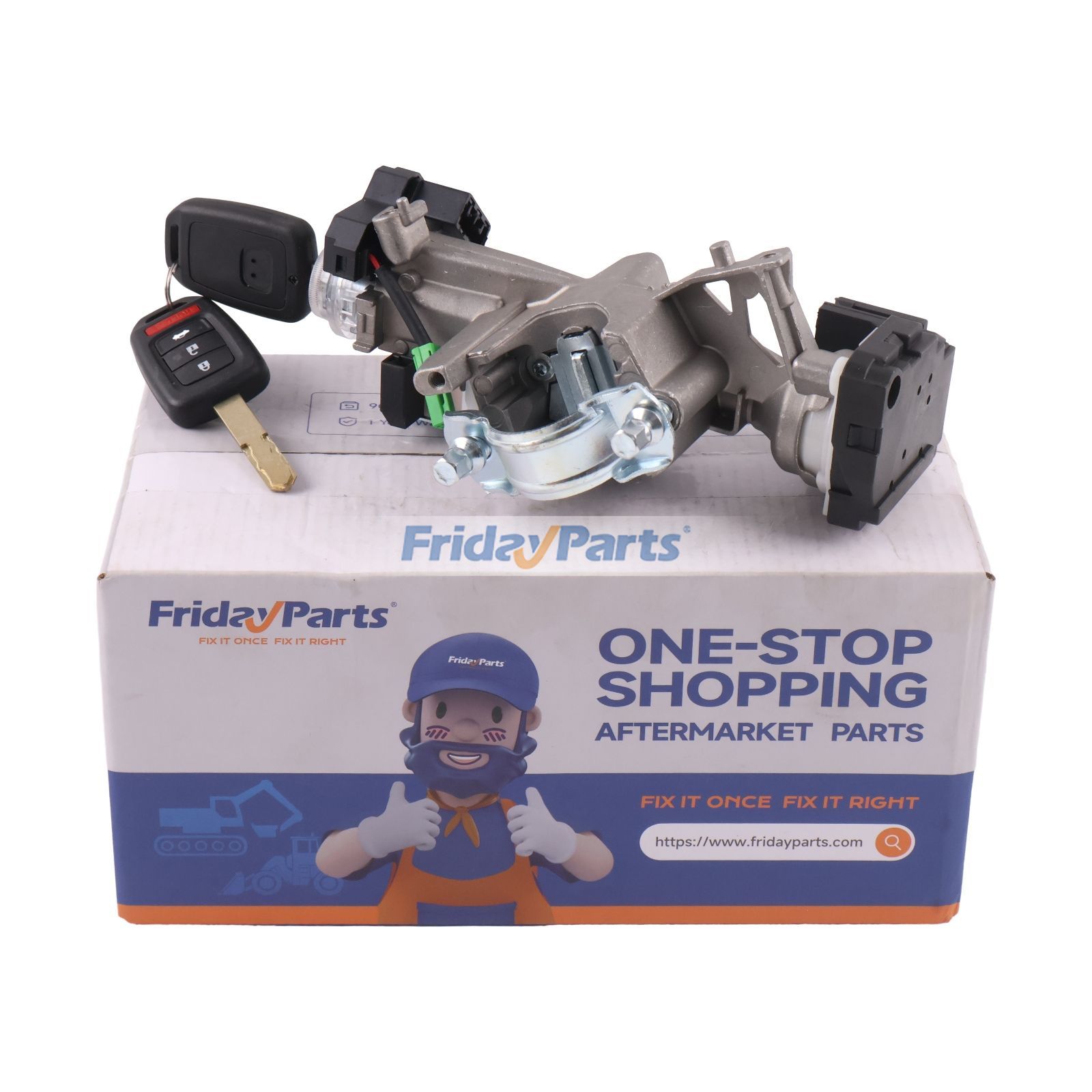 Ignition Lock Cylinder With 2 Keys 06351-T6P-H01 for 2014-2015 Honda Civic