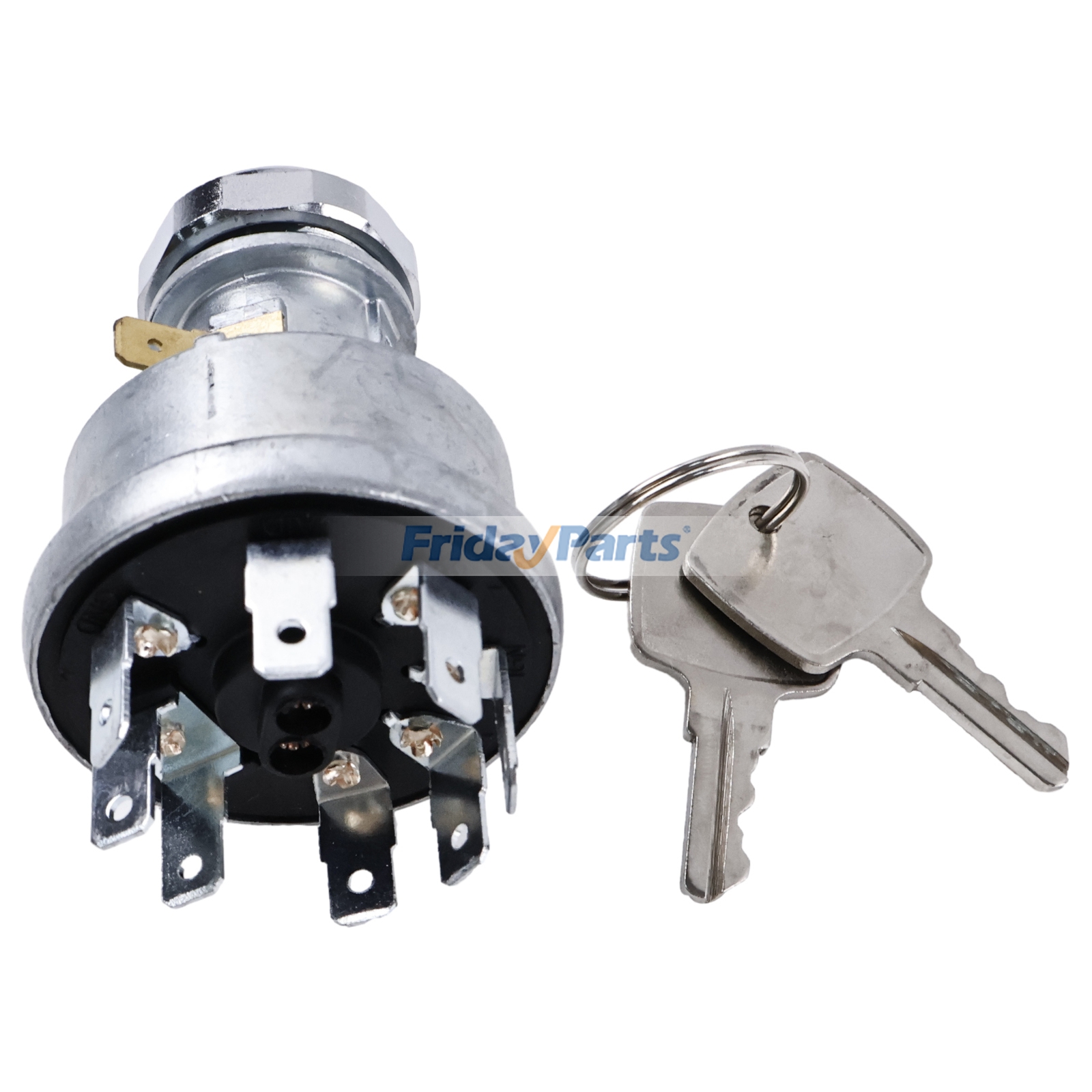 Repuesto Interruptor de encendido con llaves RE45963 para motor John Deere 4045 3029 Tractor 5105 5200 5205 5210 5220 5300 5310 5400 5410 5085E 5075E 5065E 5055E 4200 4700 compatible con Tractor Para JOHN DEERE FridayParts