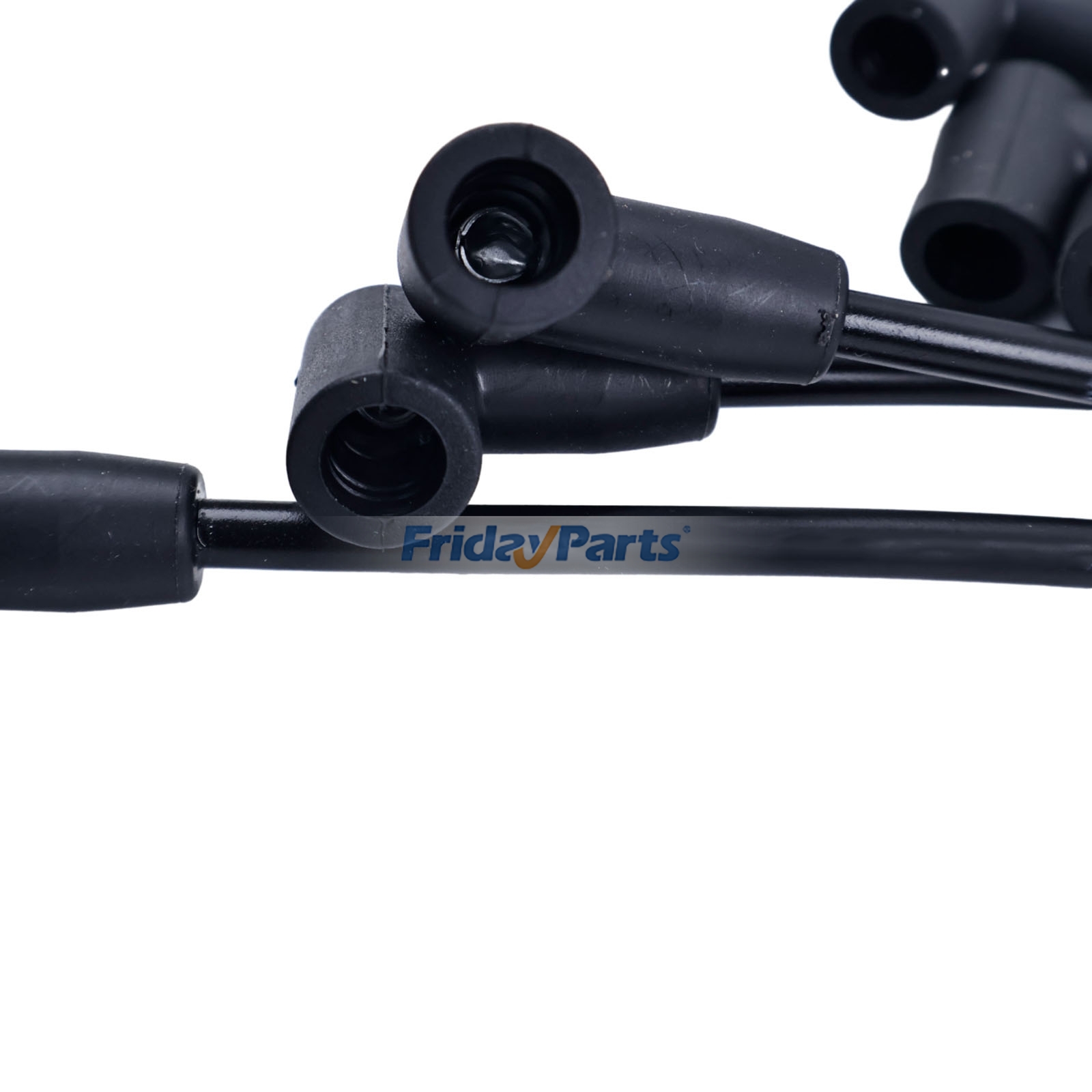 Jeep用用点火スパークプラグワイヤーセット 83300156 ジープ チェロキー コマンチ 4.0L L6 1987-1990用