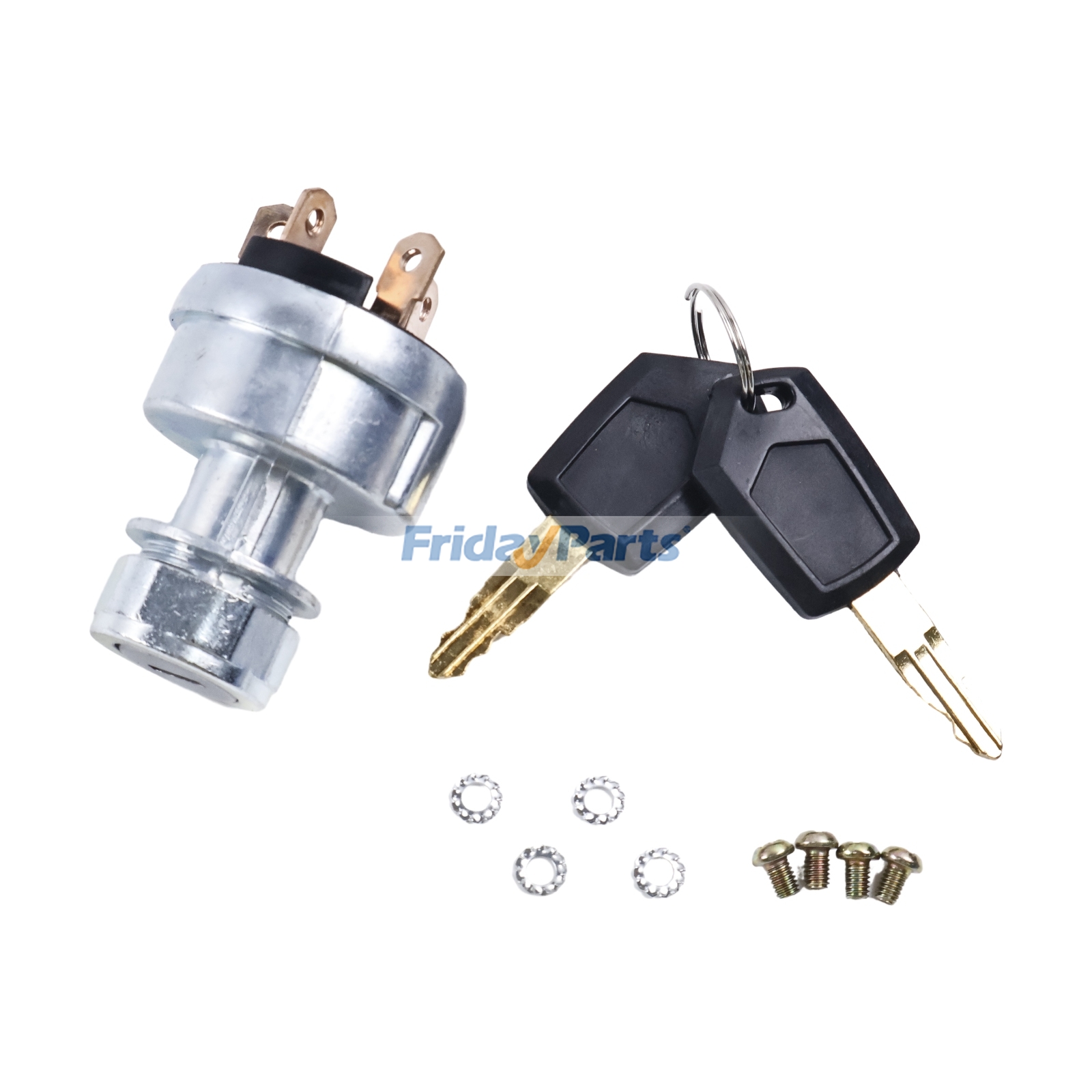 Interrupteur de démarrage avec 2 clés 163-2660 pour chargeuse-pelleteuse Caterpillar CAT, moteur 3054, modèles 416C, 426C, 428C, 436C et 438C.pourPour CAT