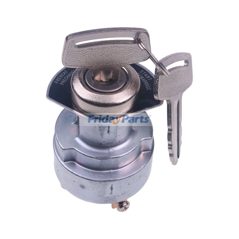 Interrupteur d'allumage et de démarrage avec 2 clés 1E013-63590 183827 pour moteur Kubota D722 D902 V1305 tondeuse à gazon 721 721D 321D 722D 322D 725D 928D 930D2 428DpourPour Grasshopper