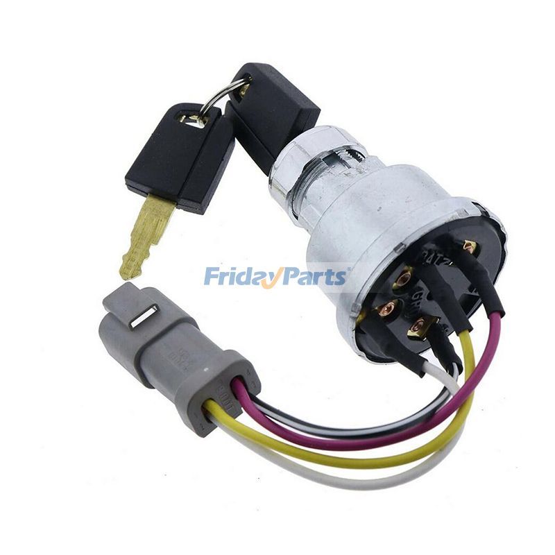 Ignition Switch 142-8858 With 2 Keys for Caterpillar Loaders
