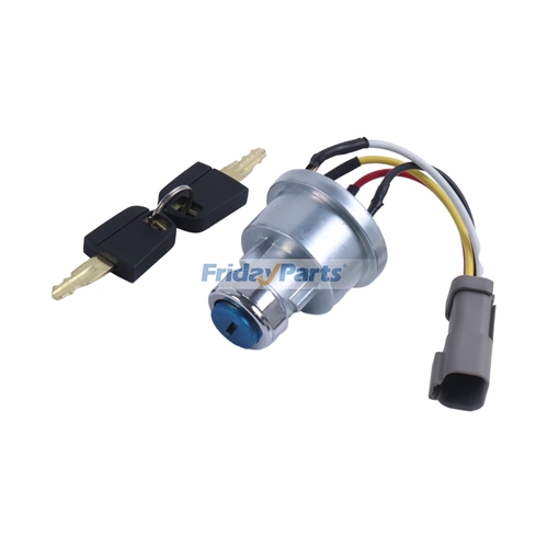 Ignition Switch 142-8858 With 2 Keys for Caterpillar Loaders 906 257B ...